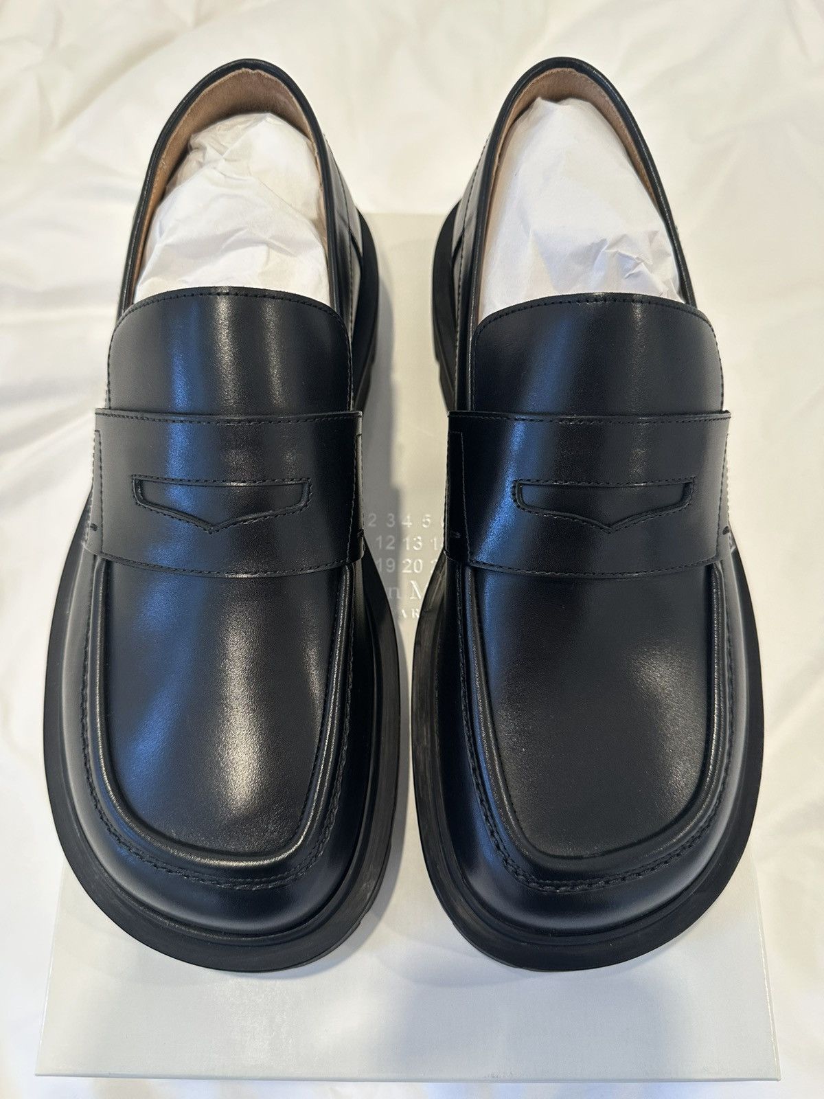 Maison Margiela Maison Margiela Black Leather Loafers Size US 8 / EU 41 - 2 Thumbnail