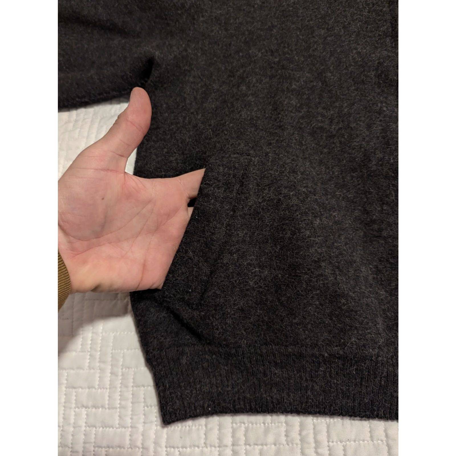 Callaway Callaway Golf Mens Long Sleeve Sweater M-L Gray Wool Alpaca Blend Full Zip Size US M / EU 48-50 / 2 - 2 Thumbnail