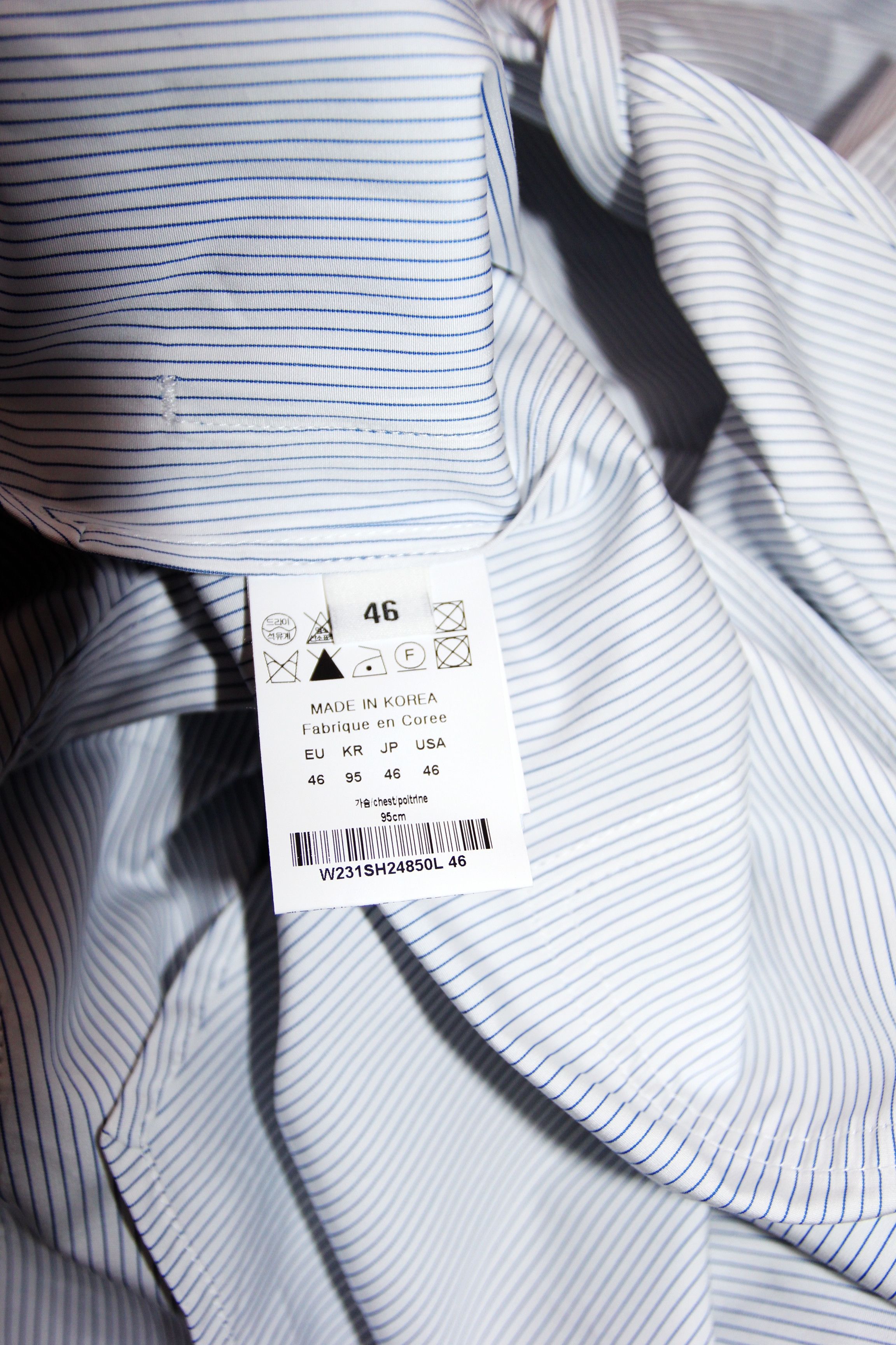 Wooyoungmi BNWT SS23 WOOYOUNGMI SHORT SLEEVES STRIPE SHIRT 46 Size US S / EU 44-46 / 1 - 9 Thumbnail