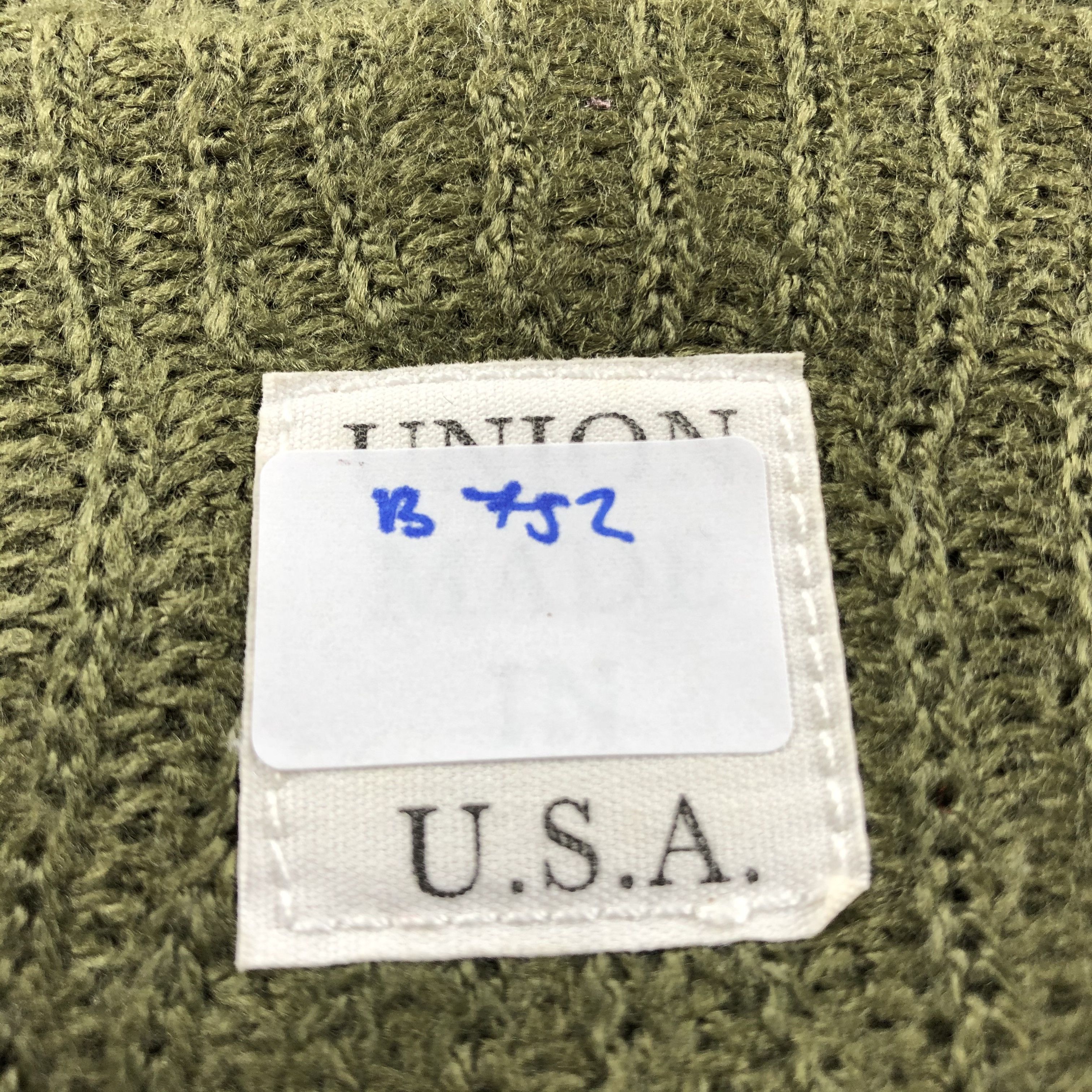 Vintage Union Made in USA Fisherman Beanie Snowcap Snow Hat B752 Size ONE SIZE - 6 Thumbnail