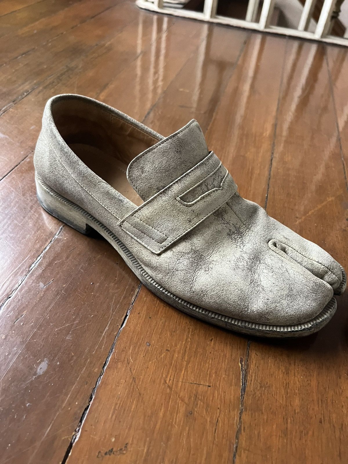 Maison Margiela 2020 Maison Margiela White Tabi Advocate Loafers Size US 7 / EU 40 - 6 Thumbnail