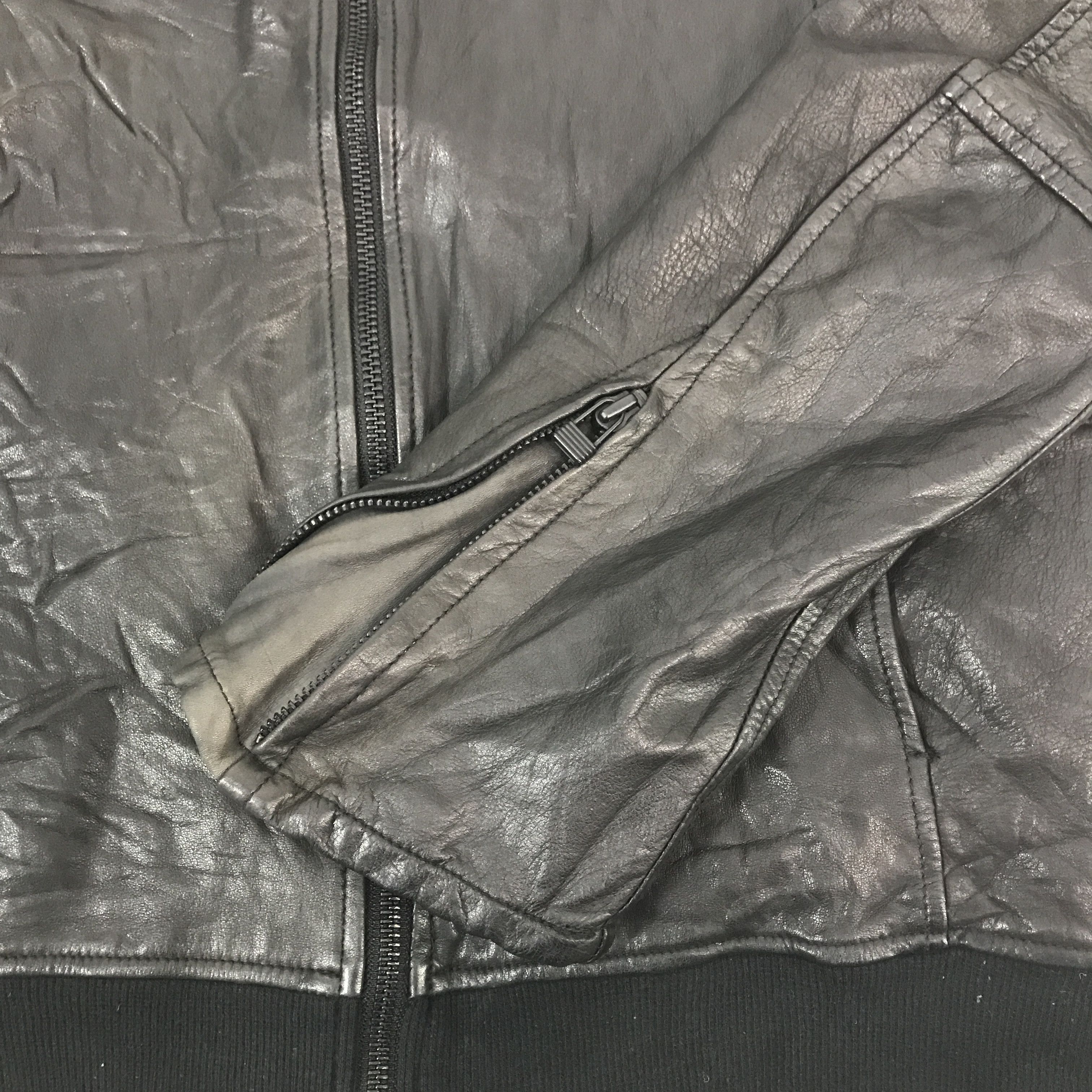 Japanese Brand Vintage Leather Japanese Brand punk Jacket K69B4 Size US M / EU 48-50 / 2 - 8 Thumbnail