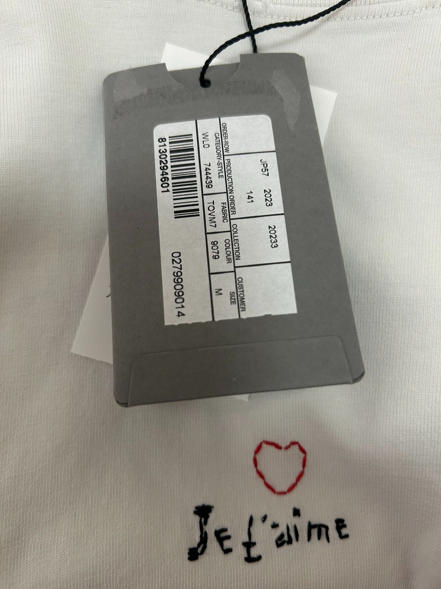 Balenciaga Balenciaga Tanabata Love Embroidered Small Logo Short Sleev Size US M / EU 48-50 / 2 - 4 Thumbnail