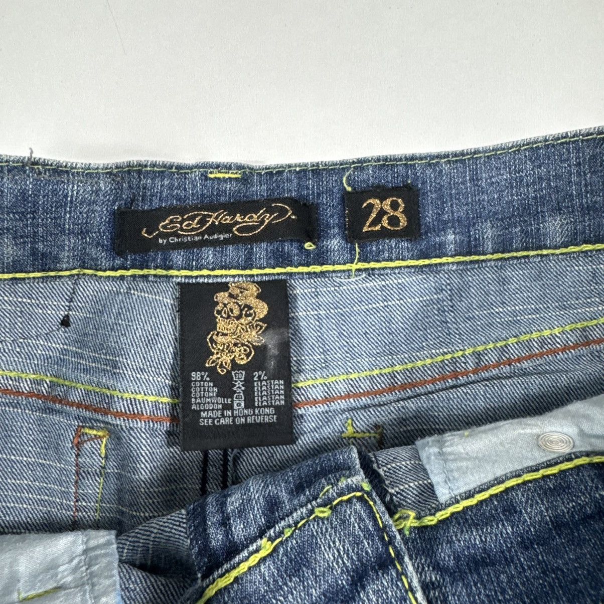 Christian Audigier × Ed Hardy vintage skirt ed hardy x christian audigier Size 28" / US 6 / IT 42 - 5 Thumbnail