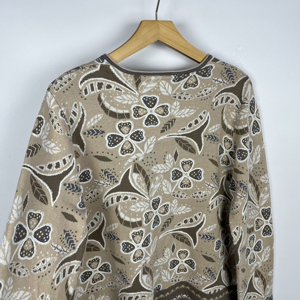 Gudrun Sjoden Designer Gudrun Sjoden floral ladies sweater cardigan Size M / US 6-8 / IT 42-44 - 10 Thumbnail