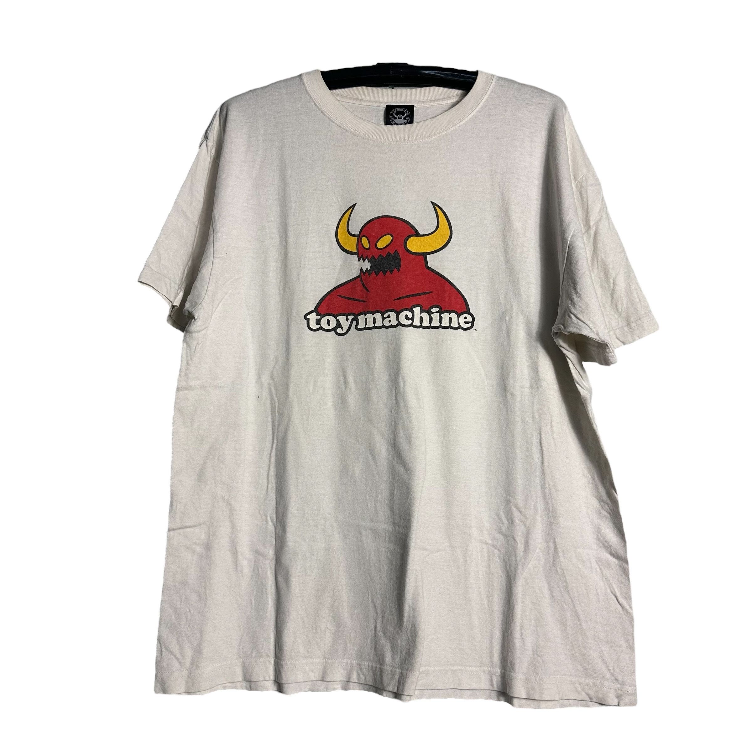 Toy Machine × Vintage 🔥RARE🔥Vintage Toy Machine Skateboard Spell Out T-shirt Size US XL / EU 56 / 4 - 1 Thumbnail