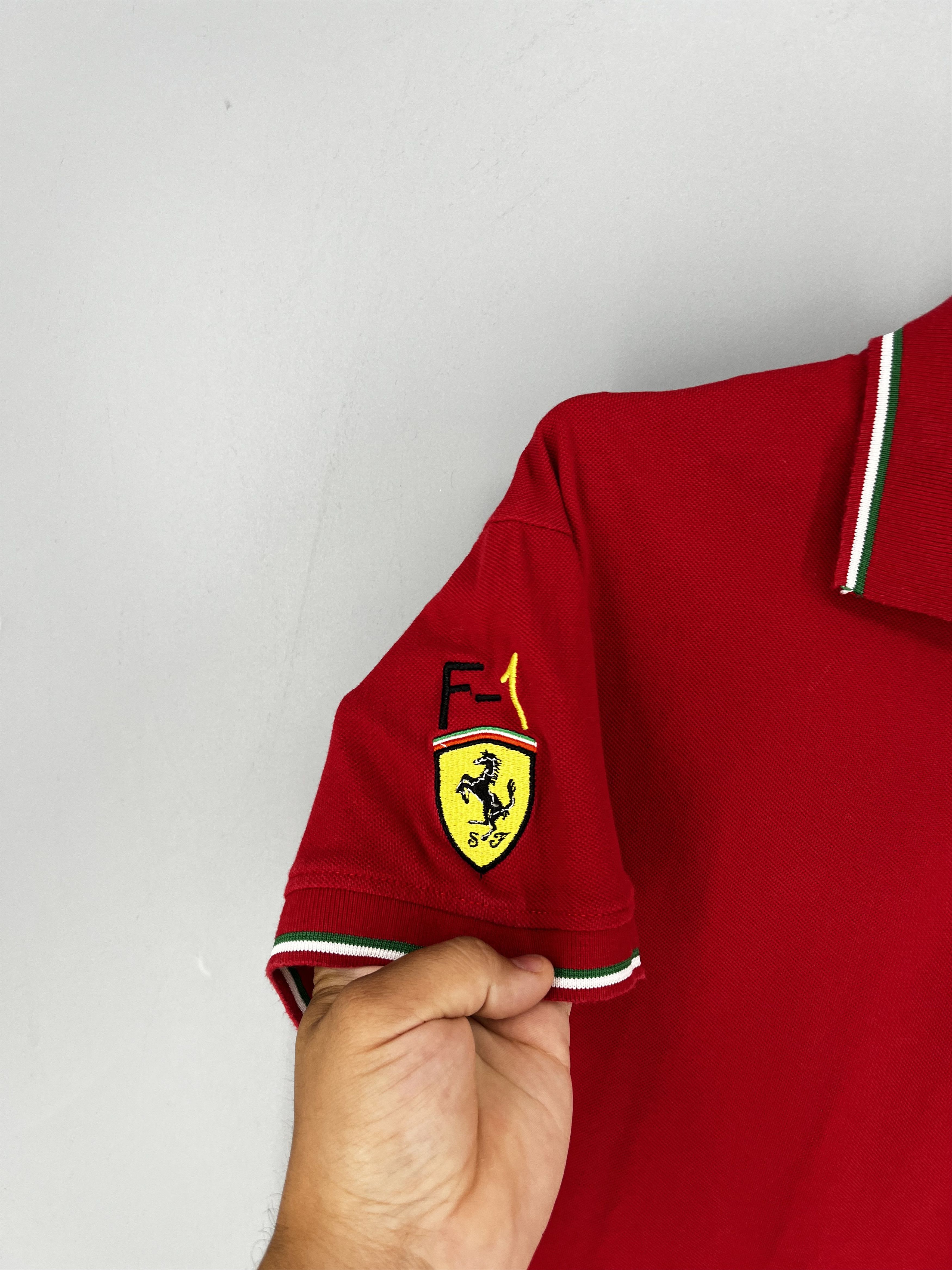 Ferrari FERRARI T SHIRT JERSEY RACING FORMULA ONE SHELL OFFICIAL Size M / US 6-8 / IT 42-44 - 6 Thumbnail
