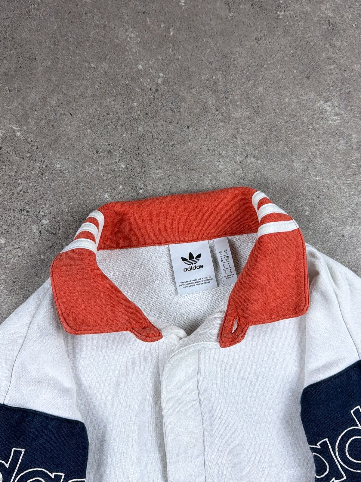 Adidas Adidas originals rugby sweatshirt with three stripes Size US S / EU 44-46 / 1 - 4 Thumbnail