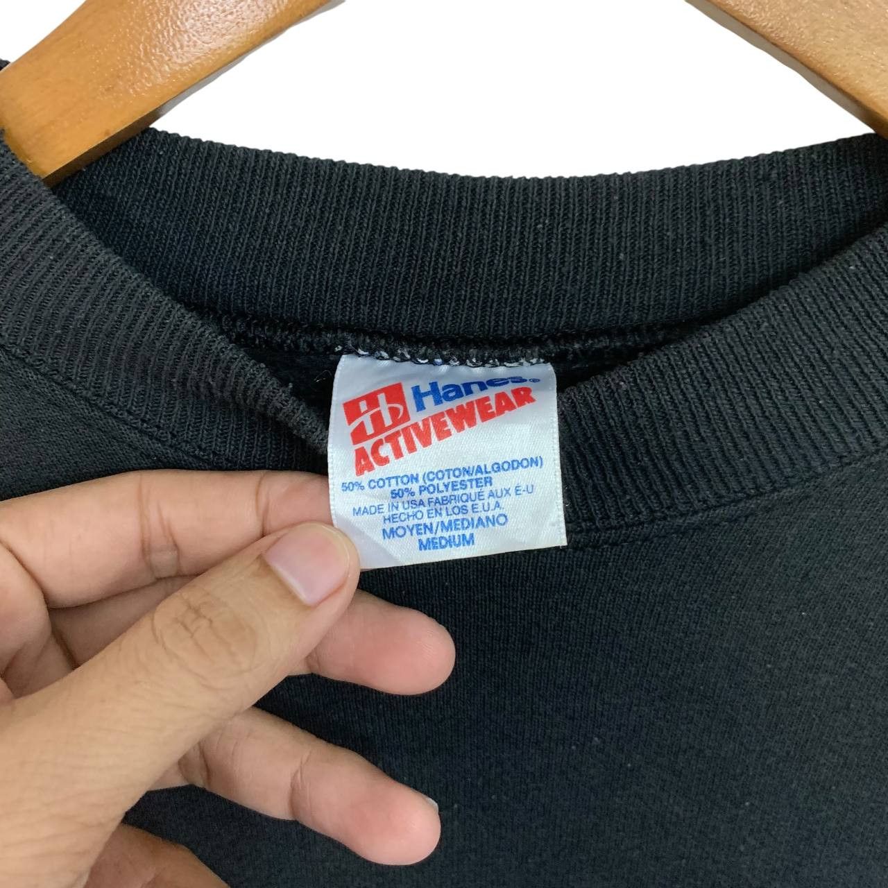 Hanes Vintage Hanes Sweatshirt Spell Out big Logo Small Size US S / EU 44-46 / 1 - 4 Thumbnail