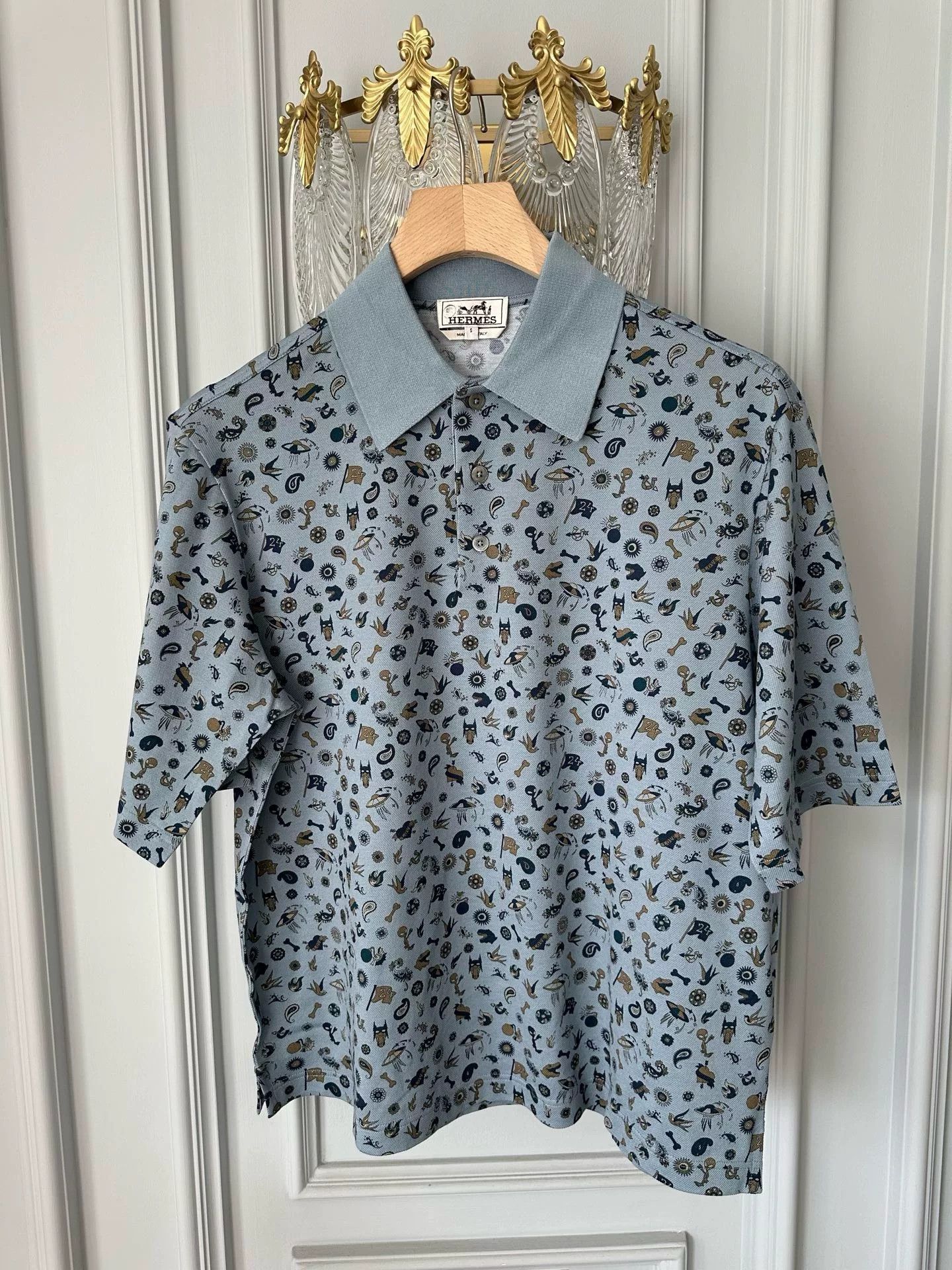 Hermes Hermes Loose-Fit Men's Short-Sleeve Polo Size US S / EU 44-46 / 1 - 1 Thumbnail