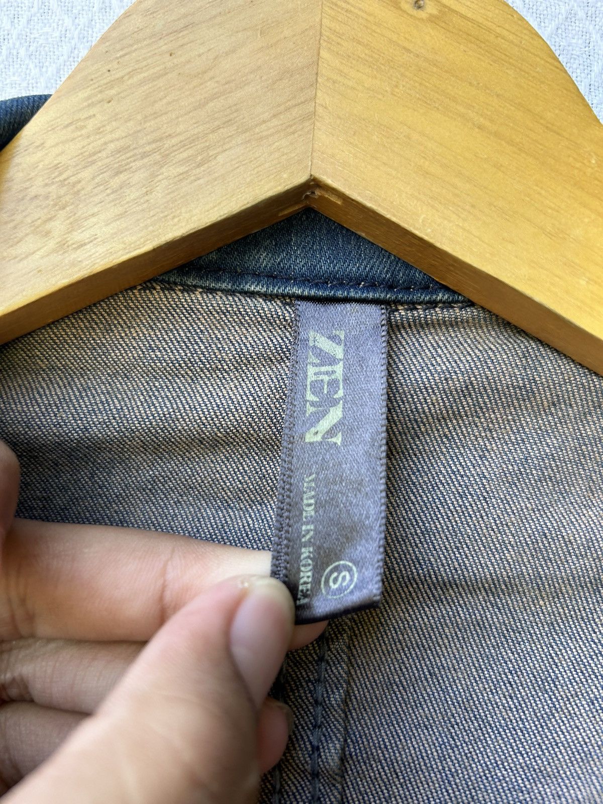 Japanese Brand Japanese zen denim jacket archives multizip Ifsix lgb styled Size US M / EU 48-50 / 2 - 9 Thumbnail