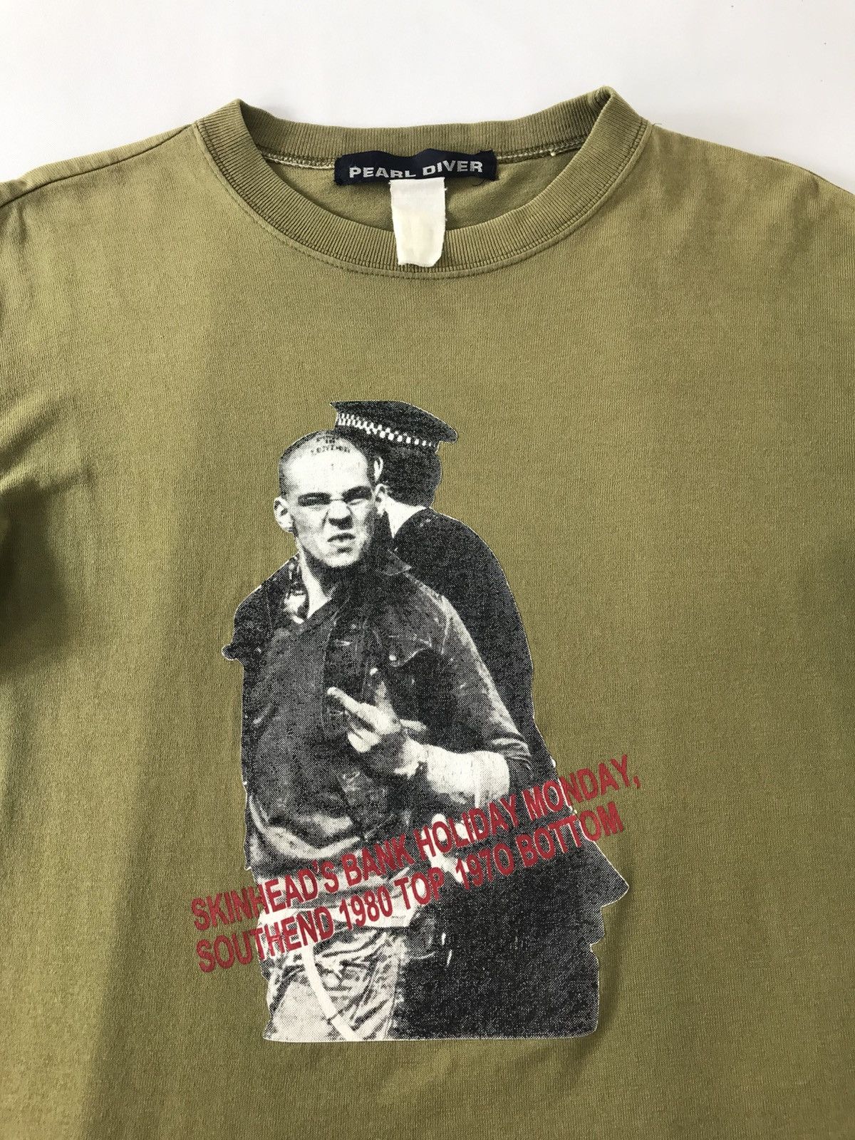 Other 90s Pearl Diver Tokyo Japan Skinhead Bank Printed Tee Size US M / EU 48-50 / 2 - 4 Thumbnail