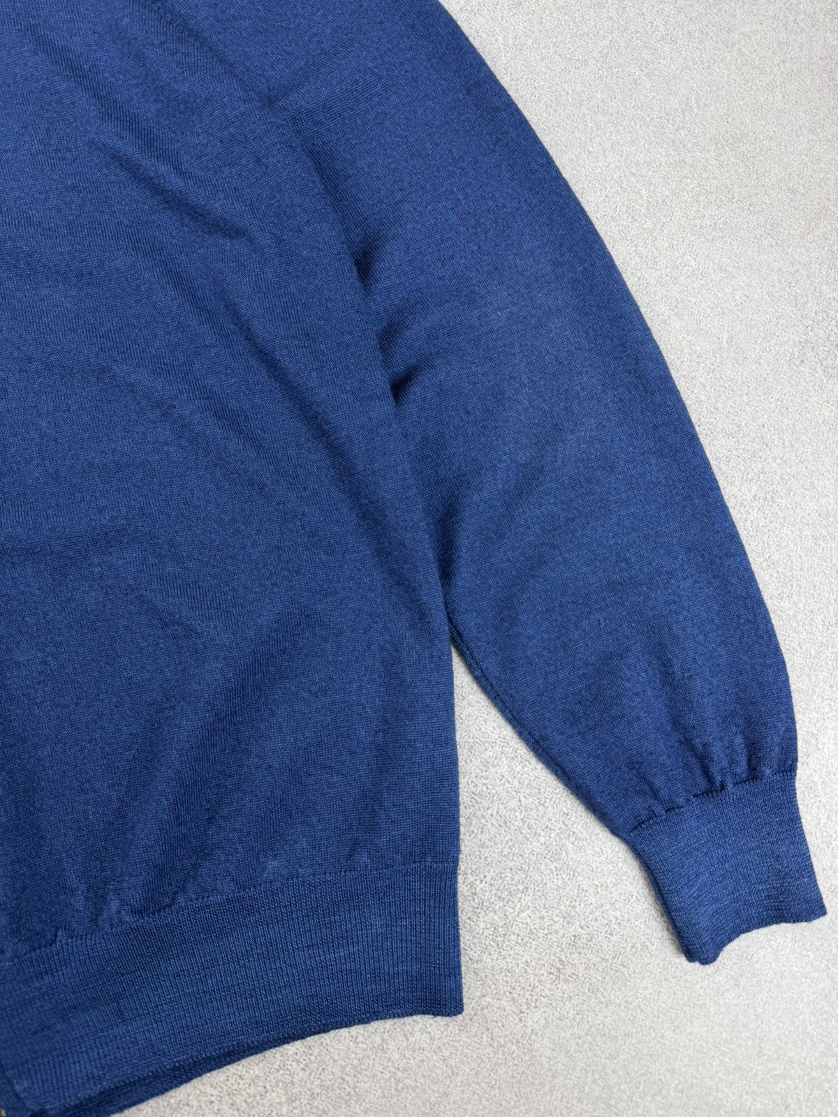 Gran Sasso Gran Sasso Zip Up Wool Knit Sweatr Size 54 Size US L / EU 52-54 / 3 - 2 Thumbnail