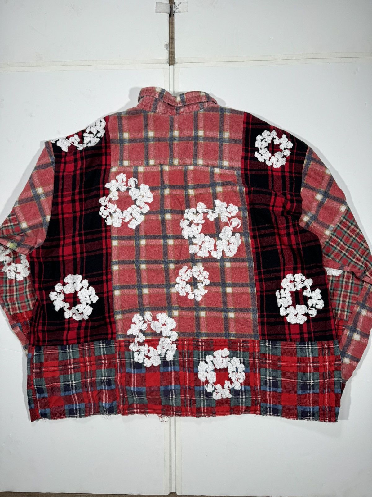 DENIM TEARS × READYMADE Readymade x Denim Tears Check Long Sleeve Shirt Sz XXL Size US XXL / EU 58 / 5 - 7 Thumbnail