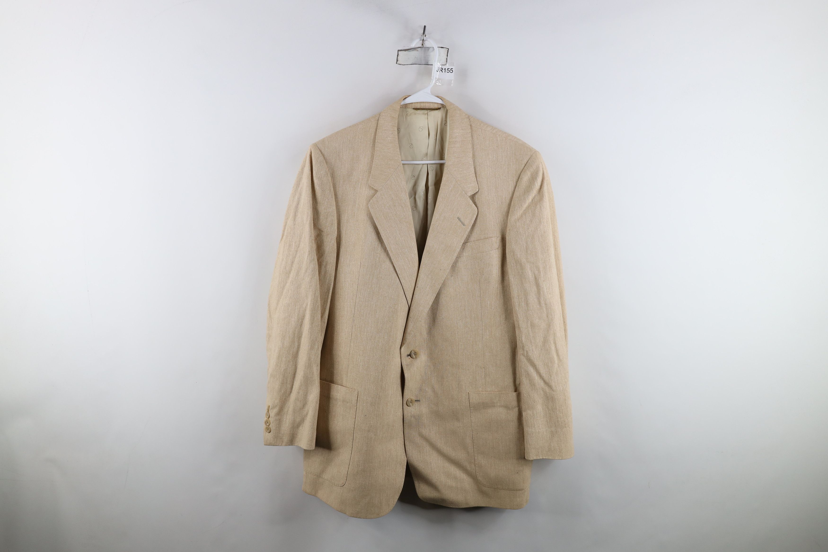 Dior Vintage 70s 80s Christian Dior Suit Coat Blazer Jacket USA Size US XXL / EU 58 / 5 - 1 Thumbnail