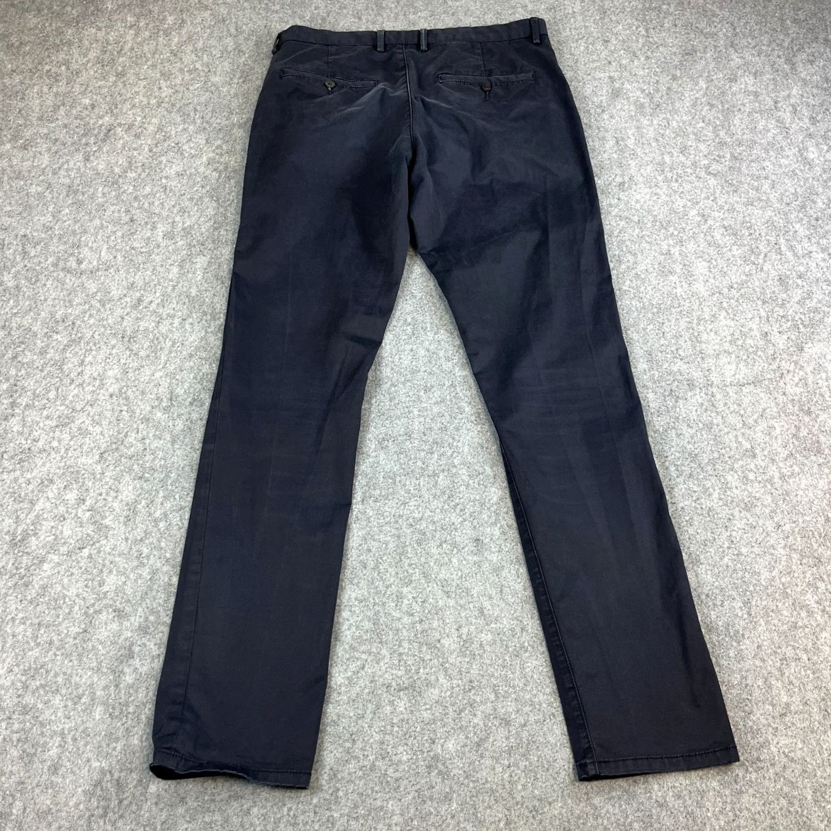 Hugo Boss Hugo Boss Chino Trousers Pants Slim Tapered 32 32 Navy Blue Stretch Preppy Mens Trousers Boys? Size US 32 / EU 48 - 2 Thumbnail