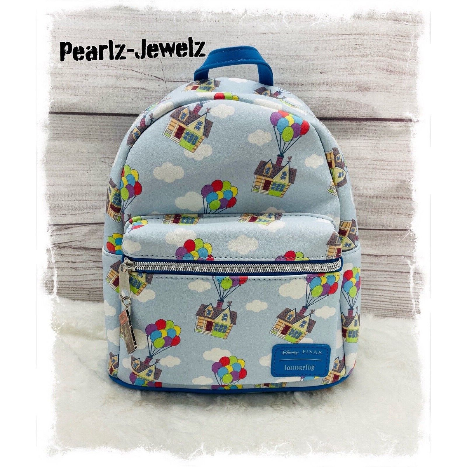 Disney Loungefly Pixar UP House Balloons Clouds Allover Print AOP M Size ONE SIZE - 1 Thumbnail