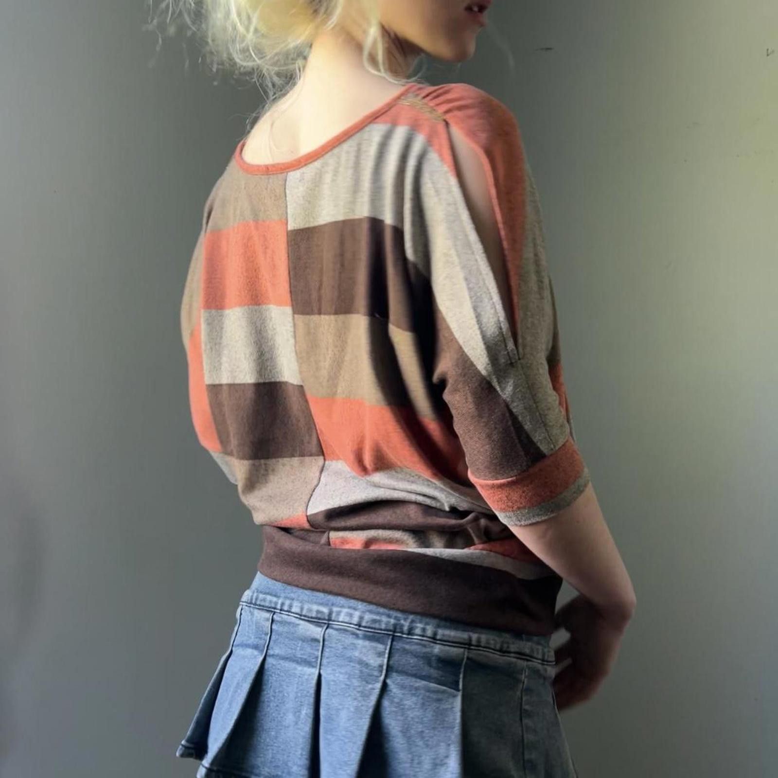 Other Simply Scarlett studded striped v-neck top Size S / US 4 / IT 40 - 2 Thumbnail