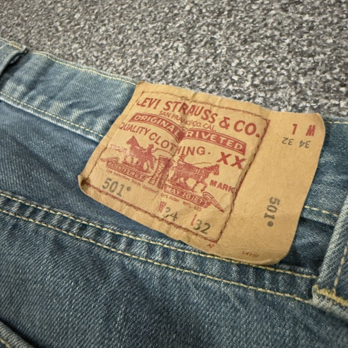 Engineered Garments × Levi's Vintage Levis 501 Straight Leg Button Fly Denim Size US 34 / EU 50 - 5 Thumbnail