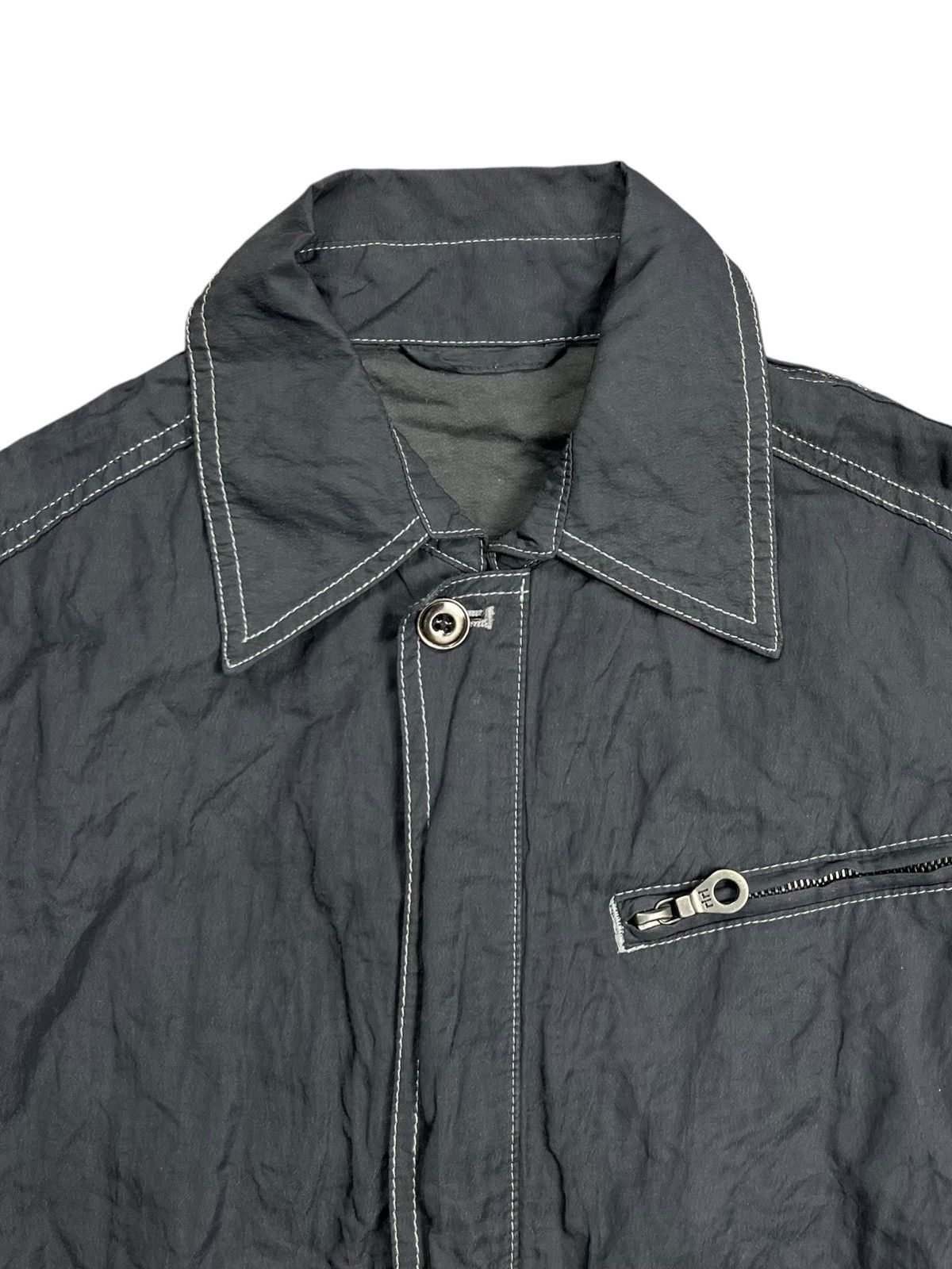 JACKROSE 2000s Territ Atelier - Vkei Riri Zips Shirt Jacket Size US M / EU 48-50 / 2 - 7 Thumbnail