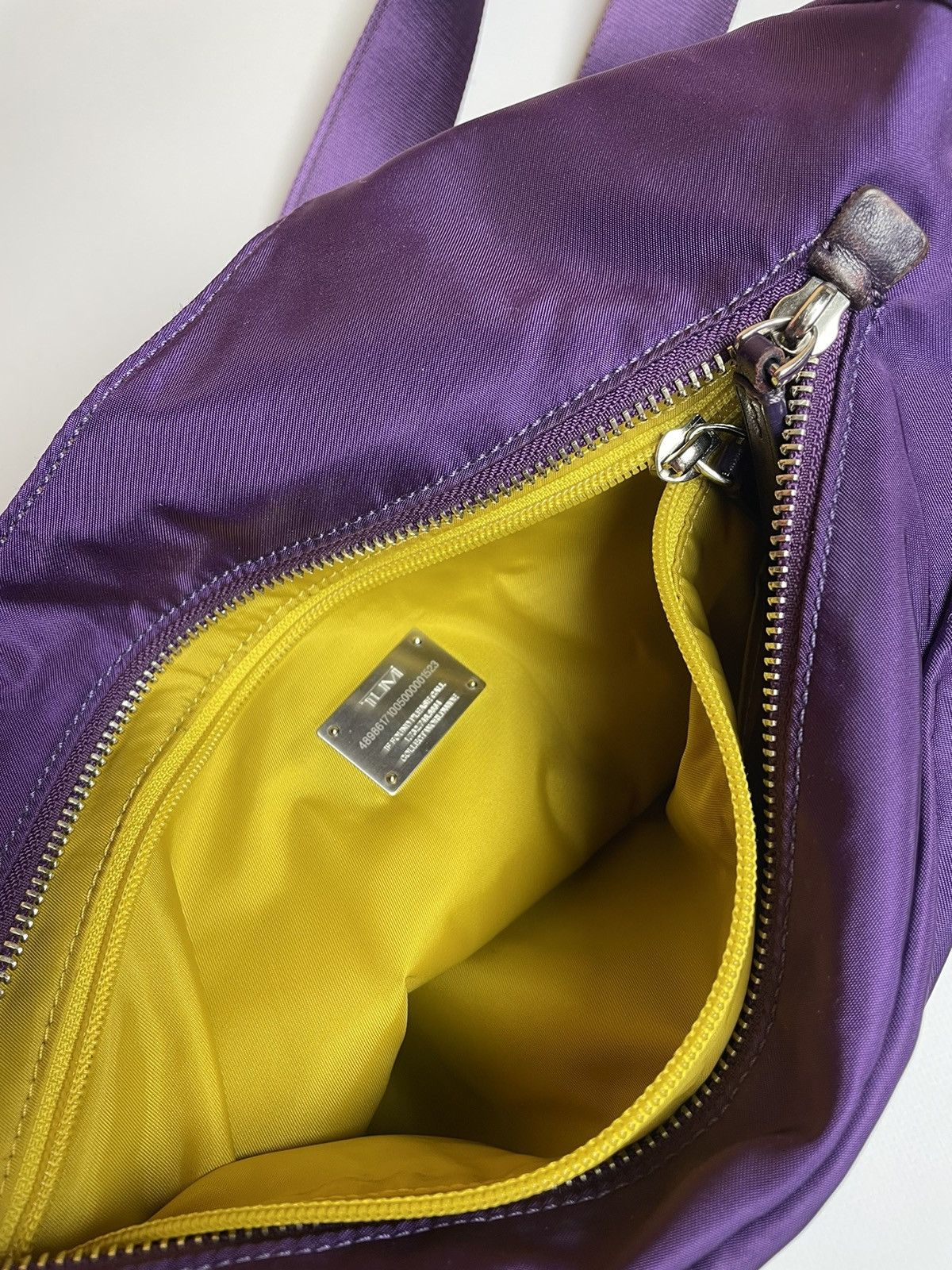 Tumi Tumi Y2K Purple Nylon Crossbody Messenger Bag Size ONE SIZE - 12 Thumbnail