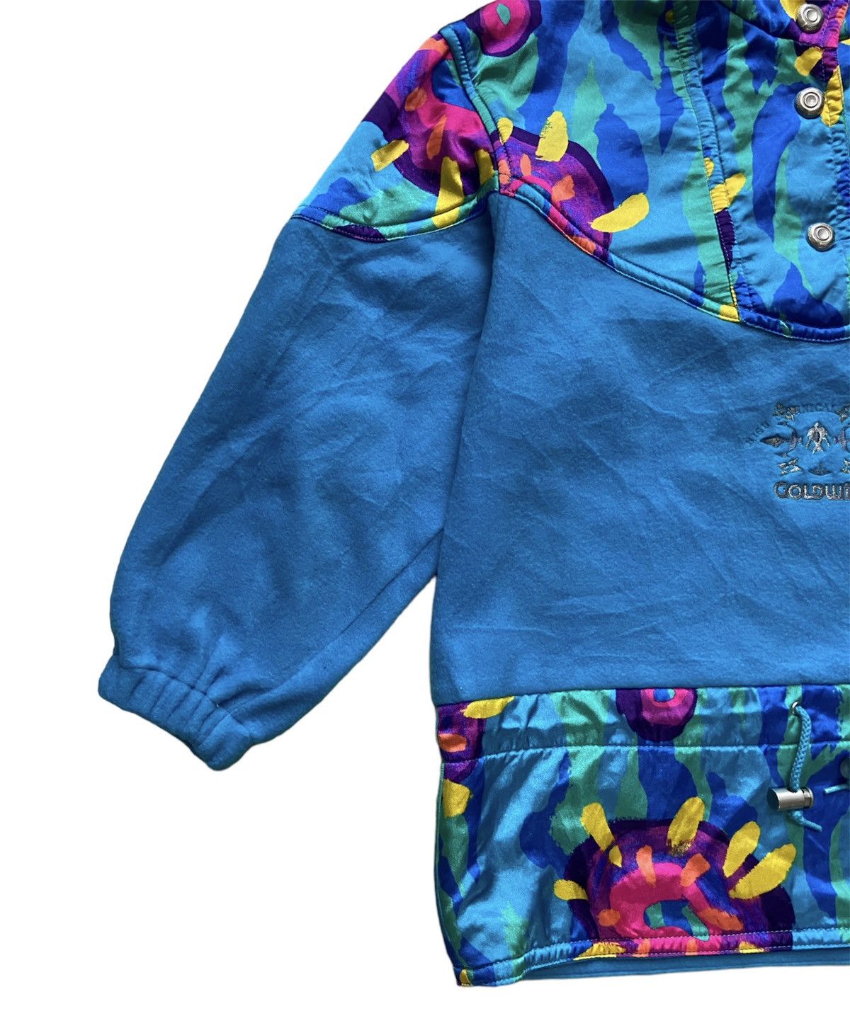 Goldwin × Vintage Vintage 70-80’s Goldwin Double Neck Multicolour Anorak Wear Size US L / EU 52-54 / 3 - 4 Thumbnail