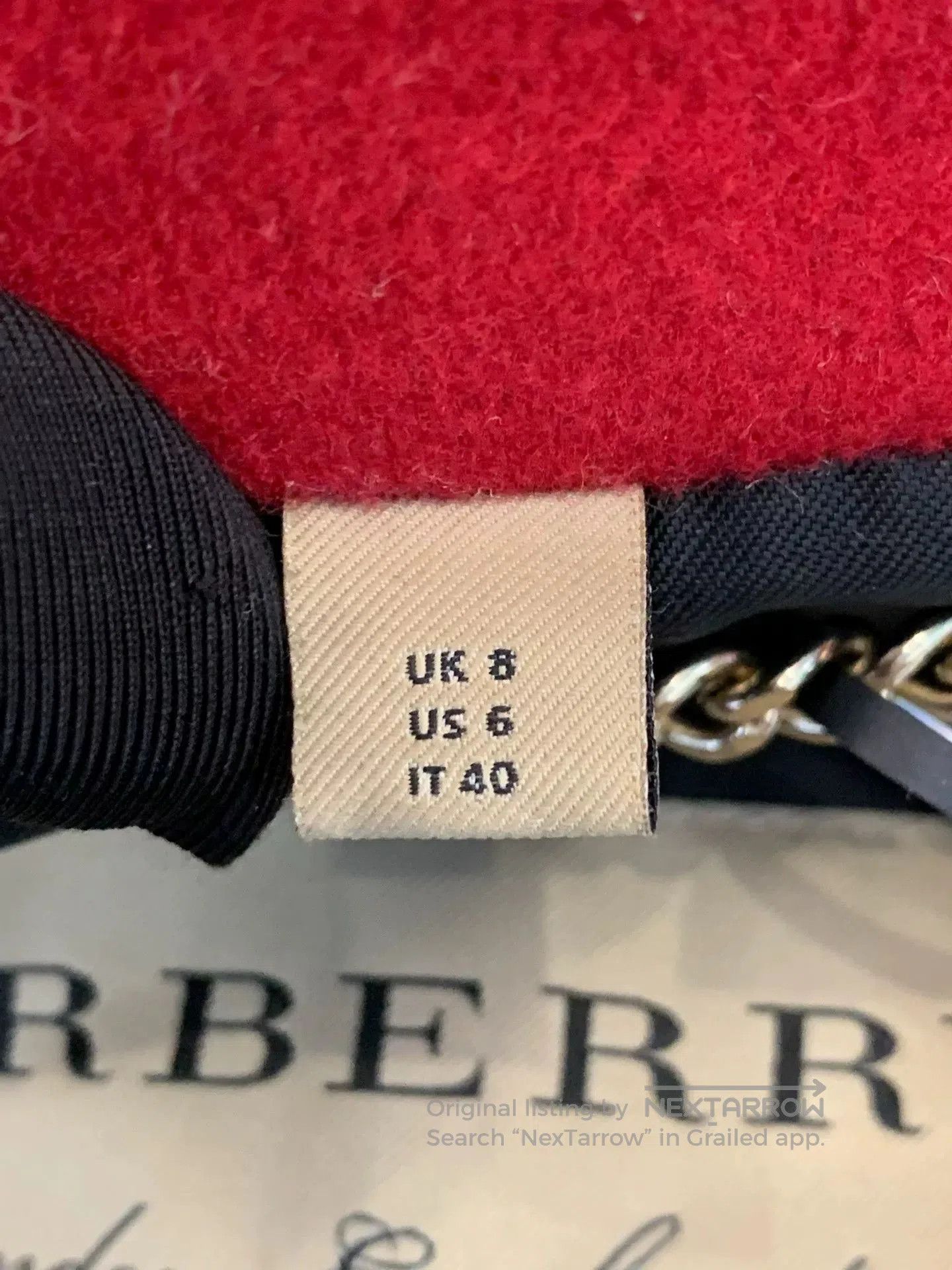 Burberry Burberry Red Women's Double. Size XS / US 0-2 / IT 36-38 - 5 Thumbnail