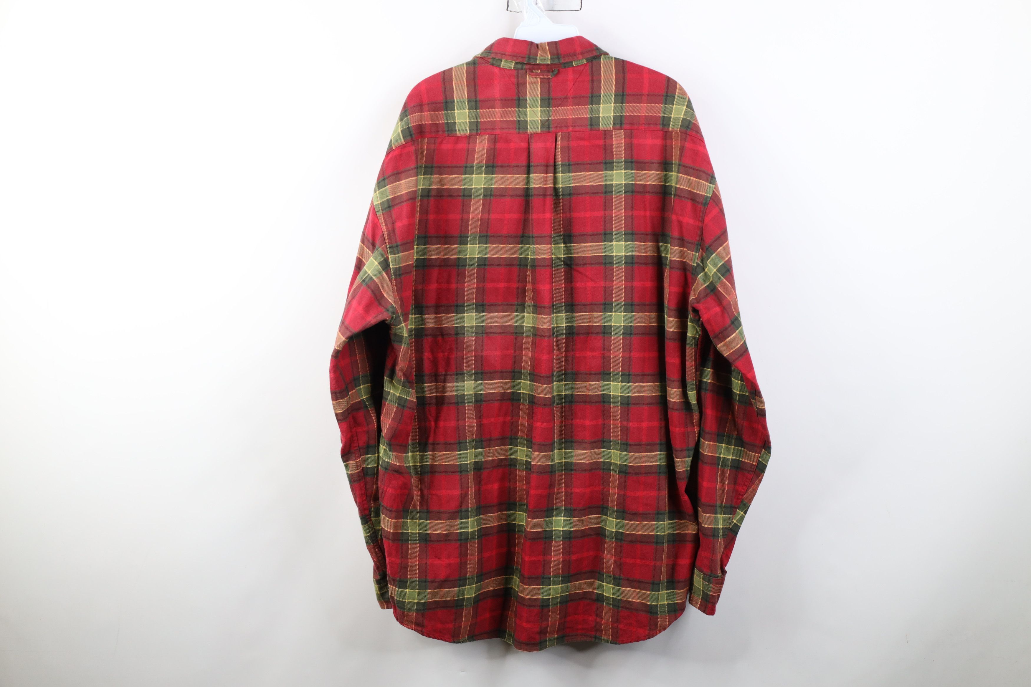 Tommy Hilfiger Vintage 90s Tommy Hilfiger Heavyweight Button Shirt Plaid Size US XL / EU 56 / 4 - 9 Thumbnail