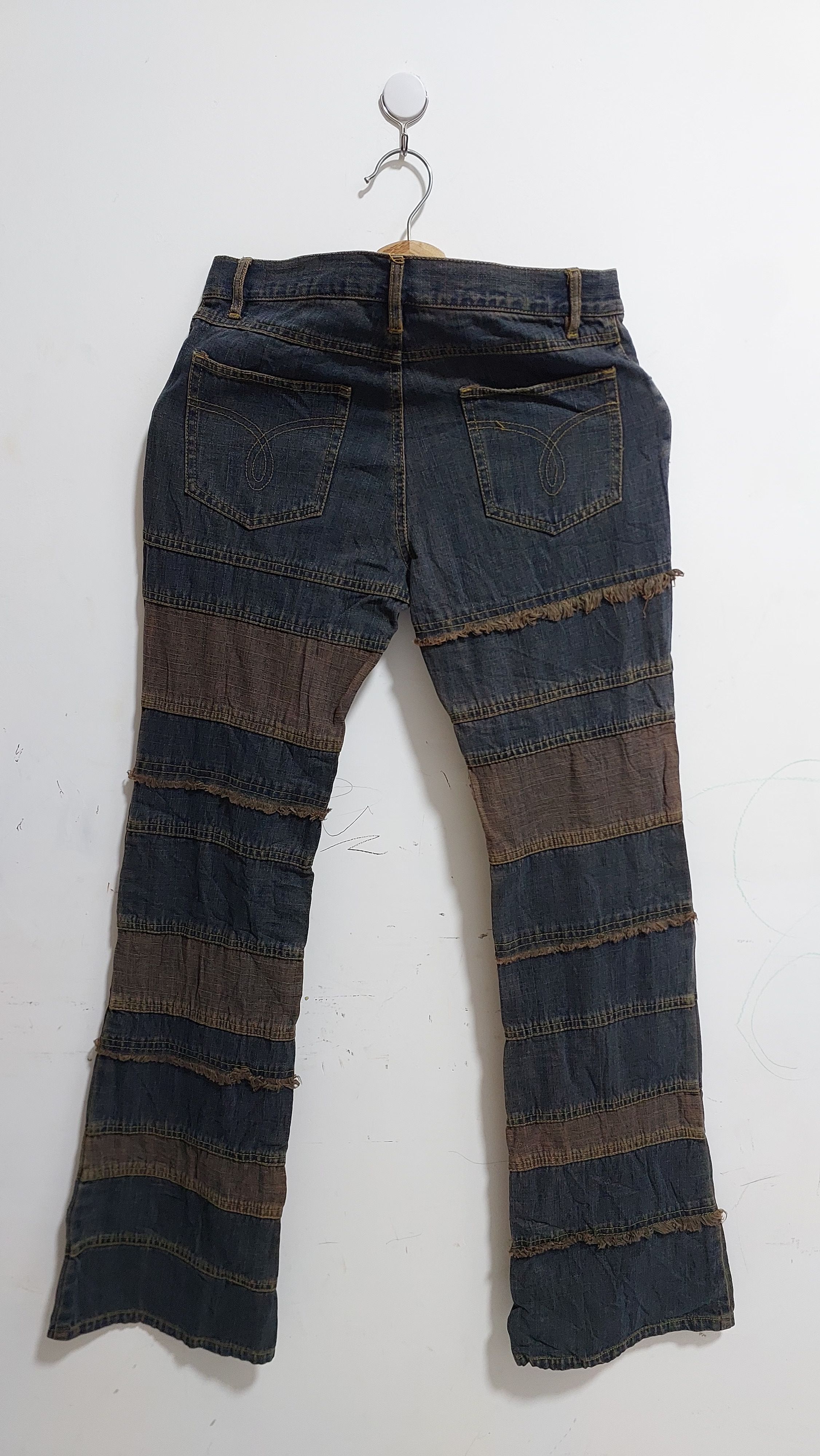 Japanese Brand REVOLT FLARE JEANS PANT Size 29" - 6 Thumbnail