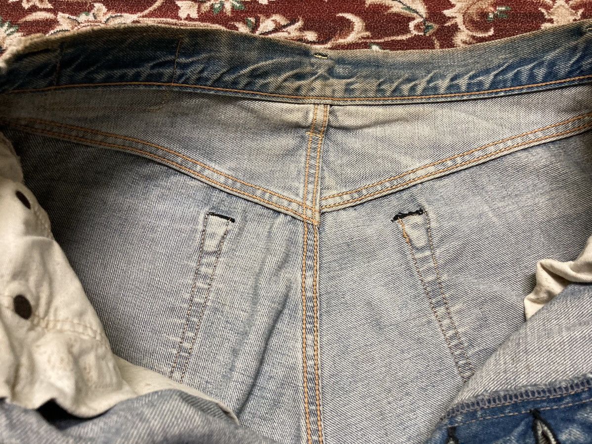 Japanese Brand Vintage Distressed Sewing Chop Jeans Size US 30 / EU 46 - 20 Thumbnail