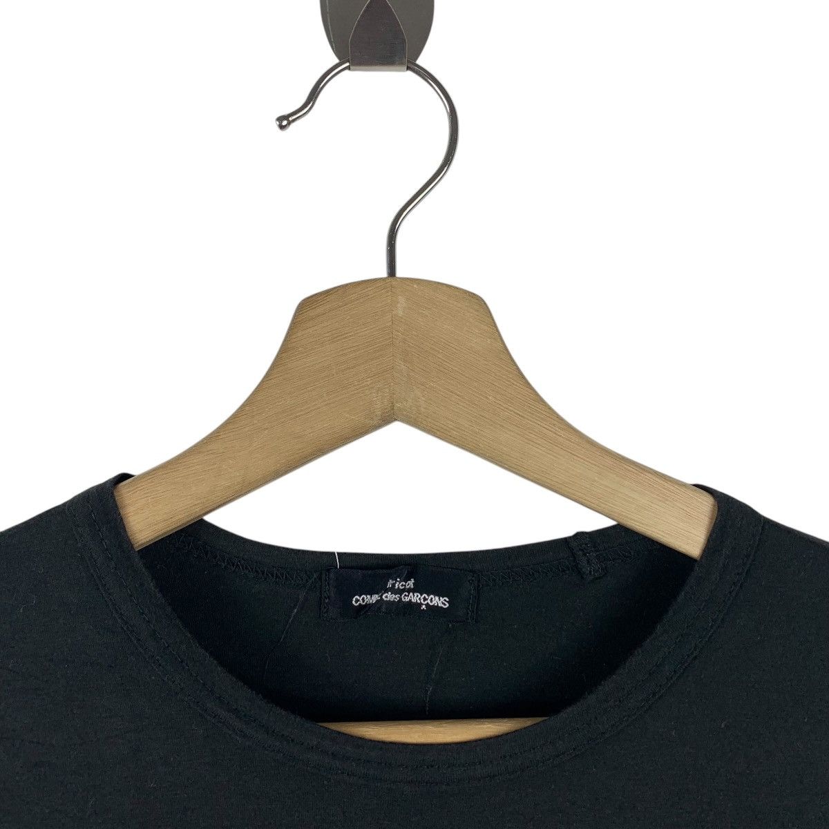Comme des Garcons TRICOT Comme des Garçons AD 2005 plain short sleeve tee Size XS / US 0-2 / IT 36-38 - 5 Thumbnail