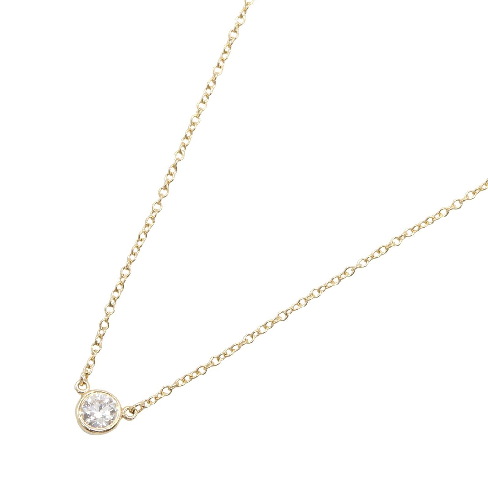 Tiffany & Co. Tiffany Co By-The-Yard Necklace K18 (Yellow Gold) Diamond Clear Size ONE SIZE - 1 Thumbnail