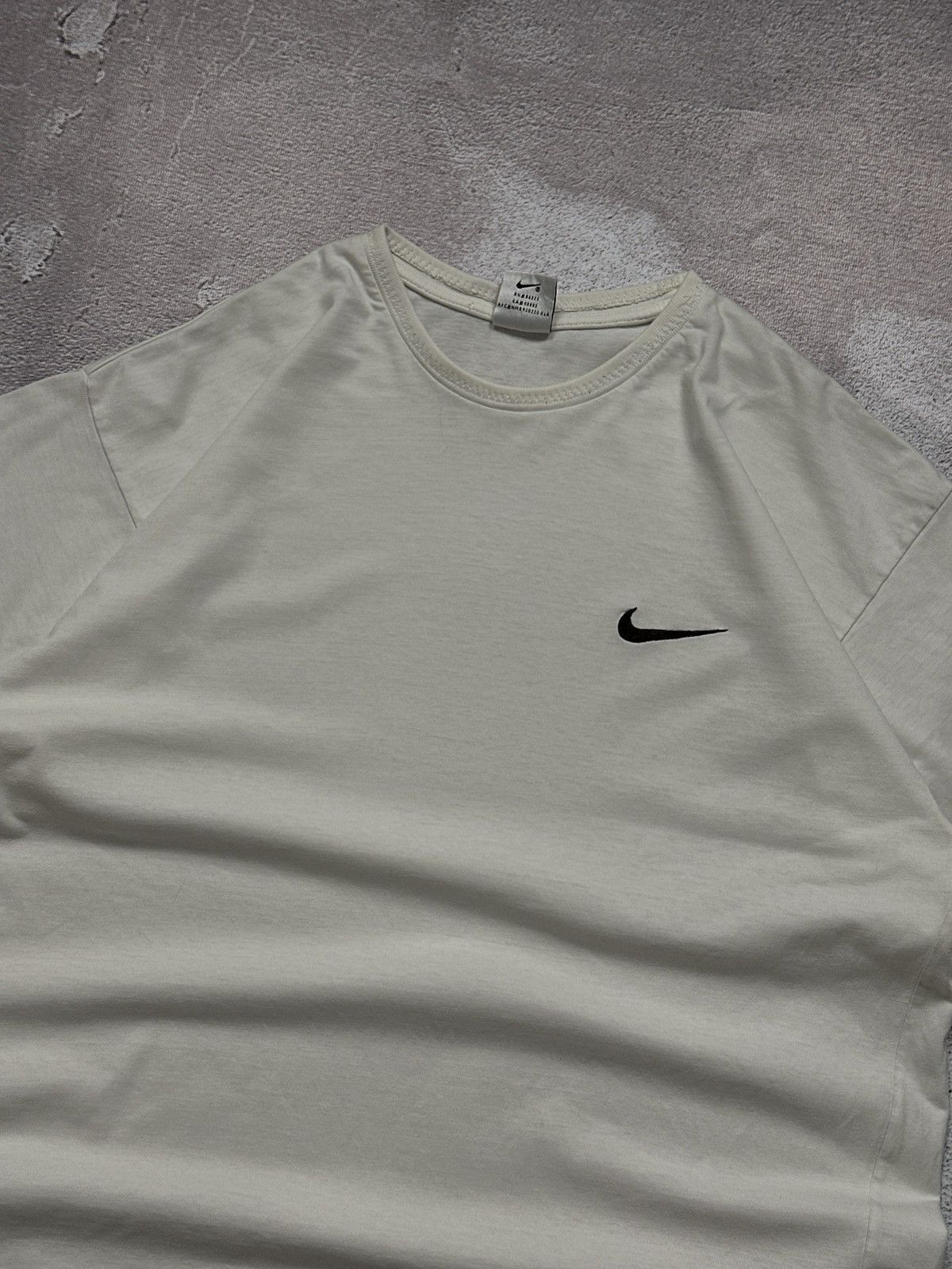 Vintage 90s Nike White T Shirt Tee Small Logo Rare