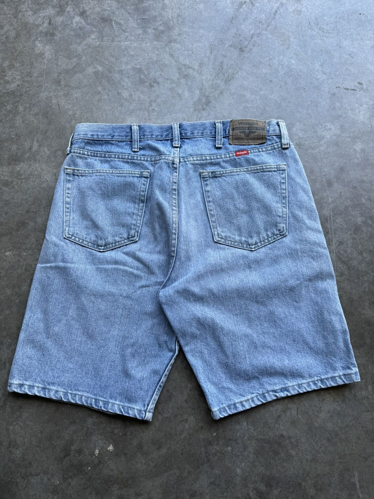 Wrangler Vintage 90’s/00’s Wrangler Light Denim Jean Shorts Size US 34 / EU 50 - 2 Thumbnail