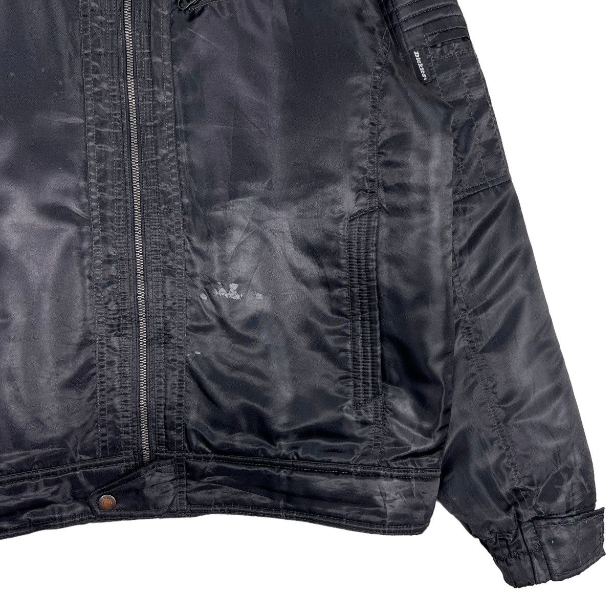 Dickies 🔥 DIEKIES BLACK MOTO JACKET Size US L / EU 52-54 / 3 - 5 Thumbnail