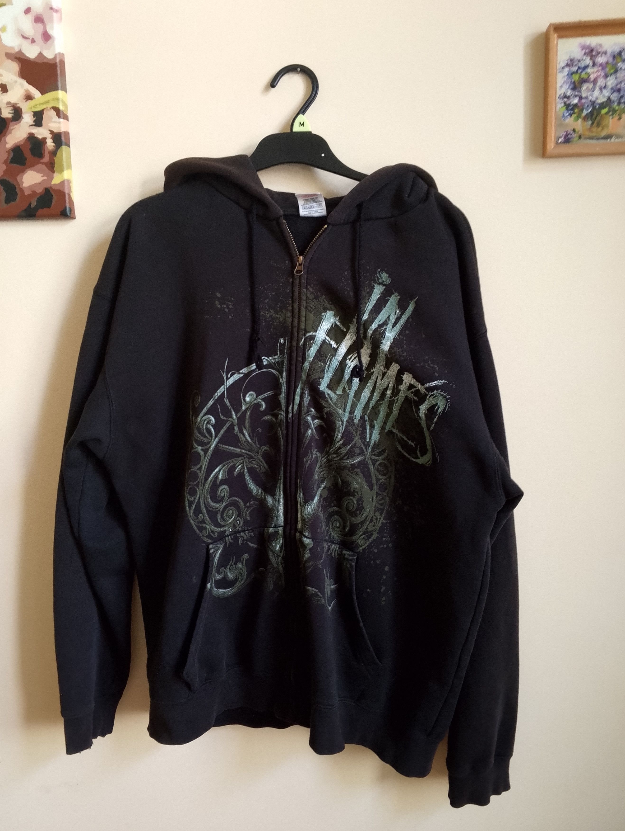 Band Tees 00s In Flames hoodie Vintage Melodic Death Metal Size US L / EU 52-54 / 3 - 1 Thumbnail