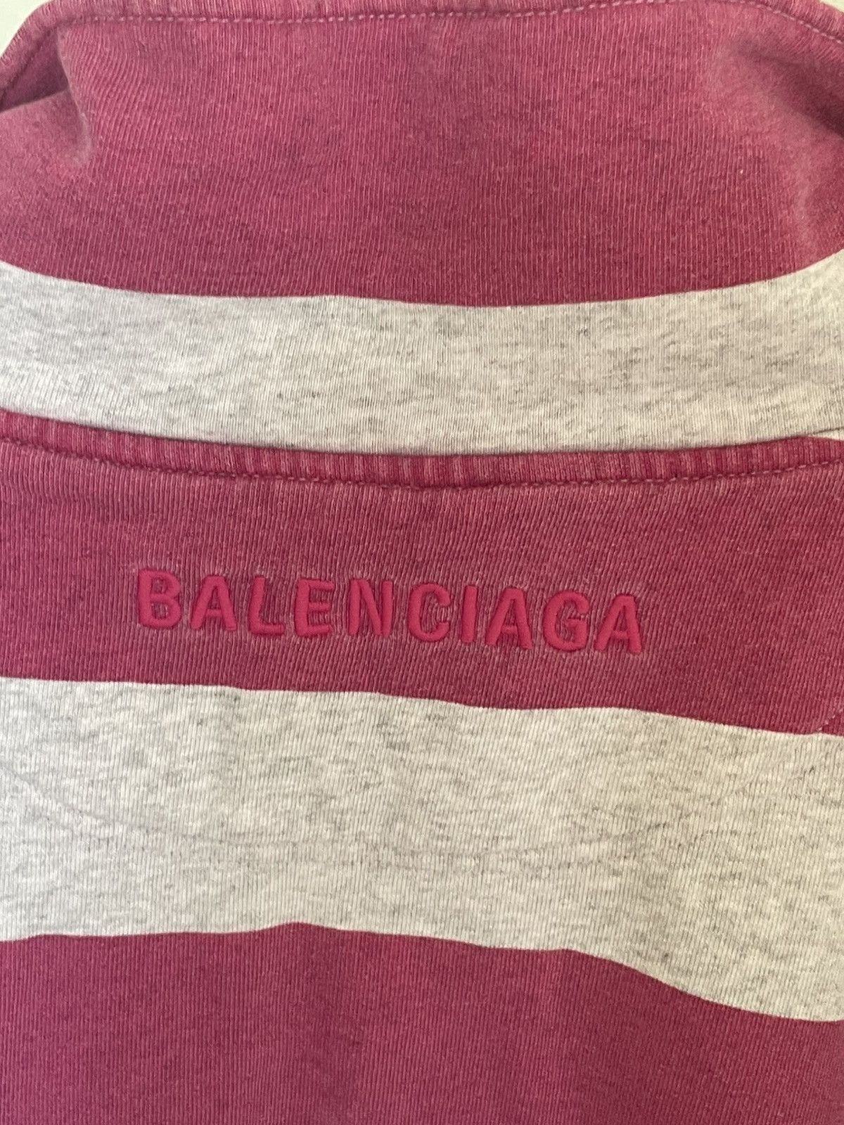 Balenciaga Balenciaga pink striped sweatshirt (playboi carti grail) Size US L / EU 52-54 / 3 - 3 Thumbnail