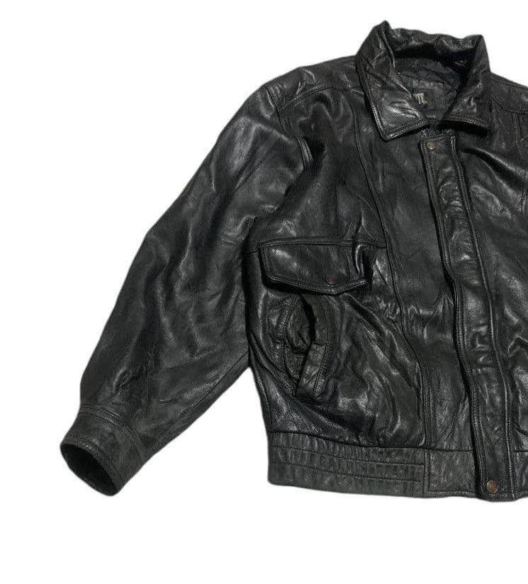 Japanese Brand Vintage Japanese Durante Genuine Bomber Leather Jacket Size US L / EU 52-54 / 3 - 2 Thumbnail