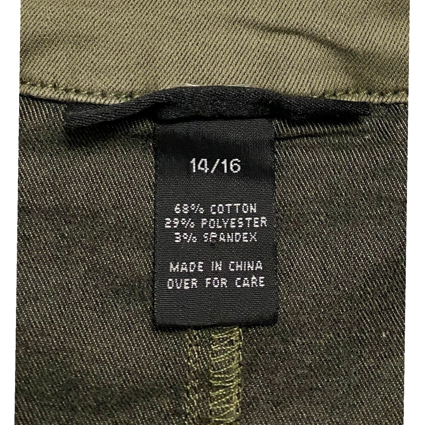 Vintage Ashley Stewart Jacket Women Bomber Olive Green Full Zip Pockets Size 14/16 Canvas Cotton Casual Spring Fall Size XL / US 12-14 / IT 48-50 - 4 Thumbnail
