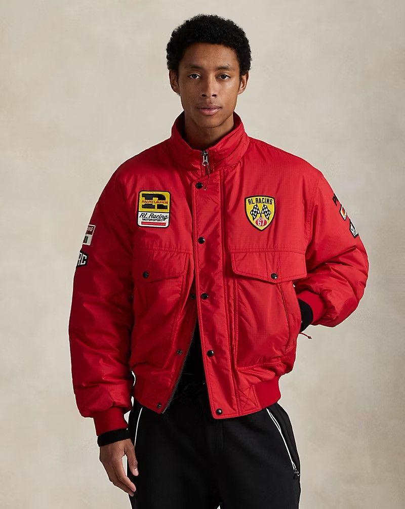 Polo Ralph Lauren Polo Ralph Lauren Racing Jacket Size Large Red Hooded Logos Size US L / EU 52-54 / 3 - 3 Thumbnail
