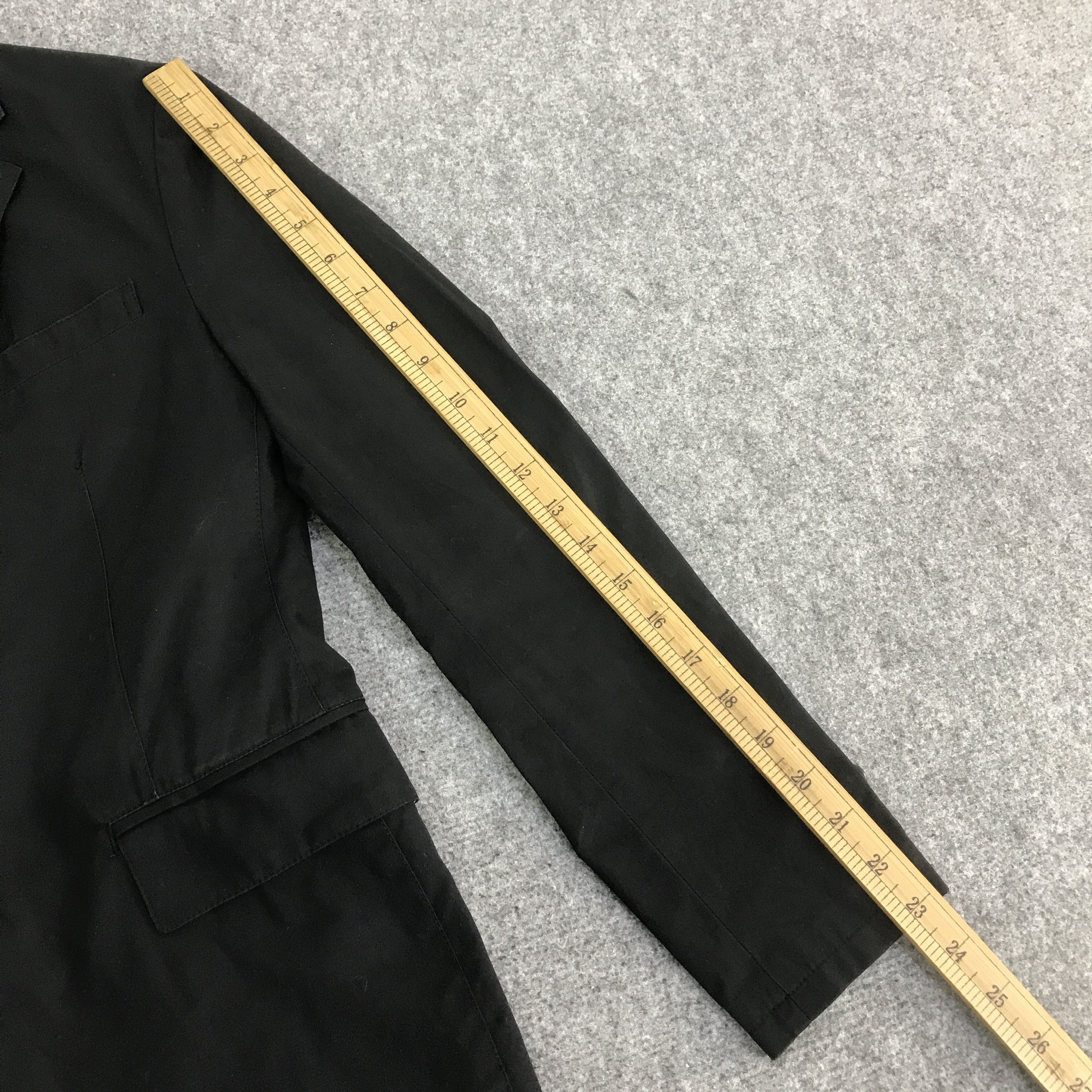 Katharine Hamnett London HAMNETT BLACK BLAZER JACKET K125B2 Size US S / EU 44-46 / 1 - 6 Thumbnail