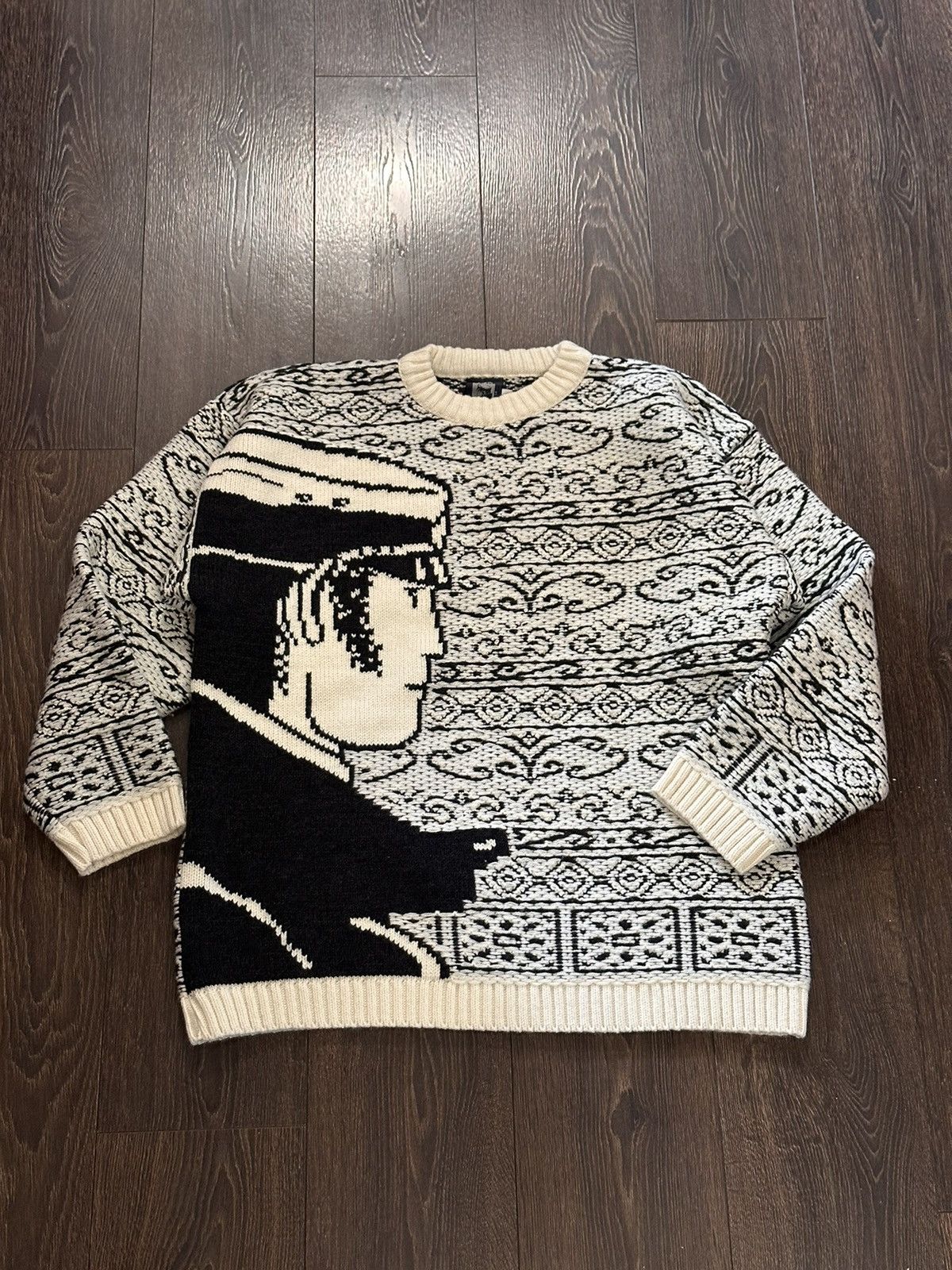 Designer × Vintage Rarest Vintage Corto Maltese ART Knitted Sweater🪭 Size US L / EU 52-54 / 3 - 1 Thumbnail
