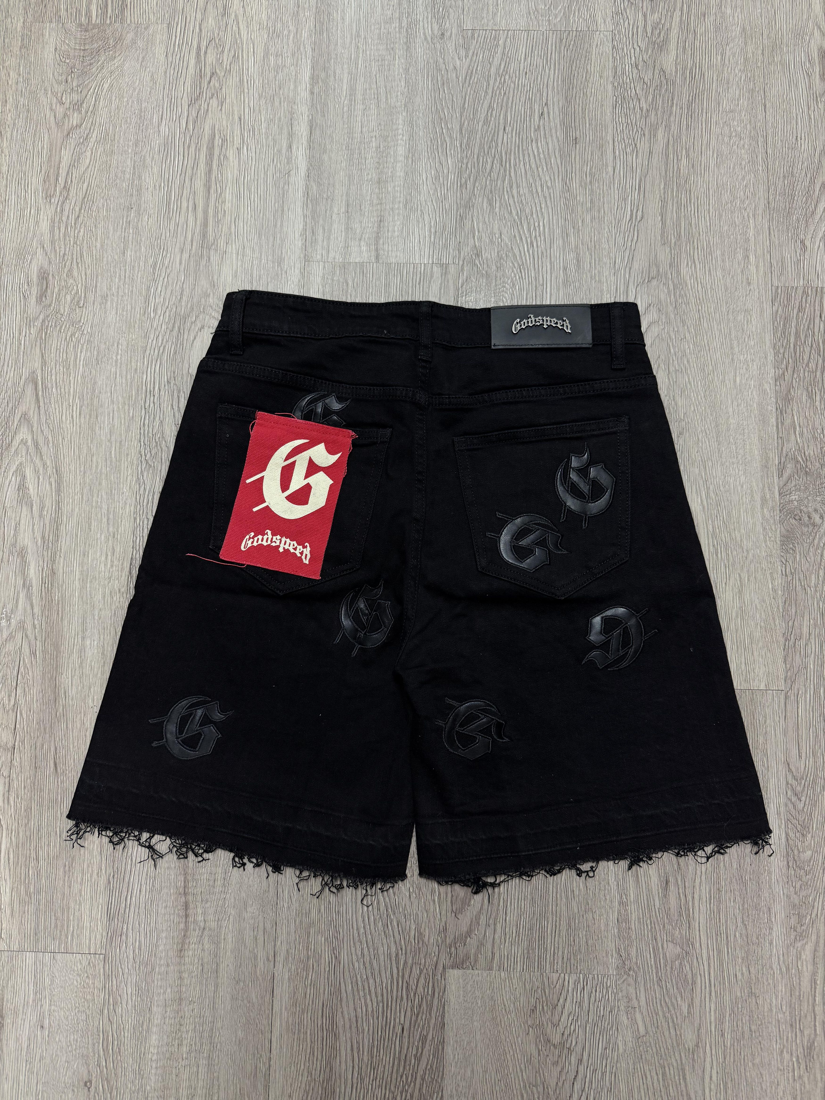 Godspeed Godspeed Infinity Denim Shorts Black Size US 38 / EU 54 - 2 Thumbnail