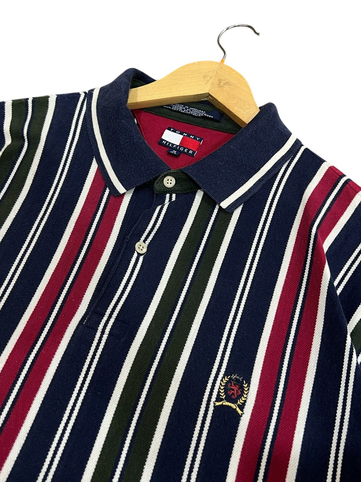 Tommy Hilfiger Tommy Hilfiger Stripes Multi Colour Polo Tees Size US M / EU 48-50 / 2 - 2 Thumbnail