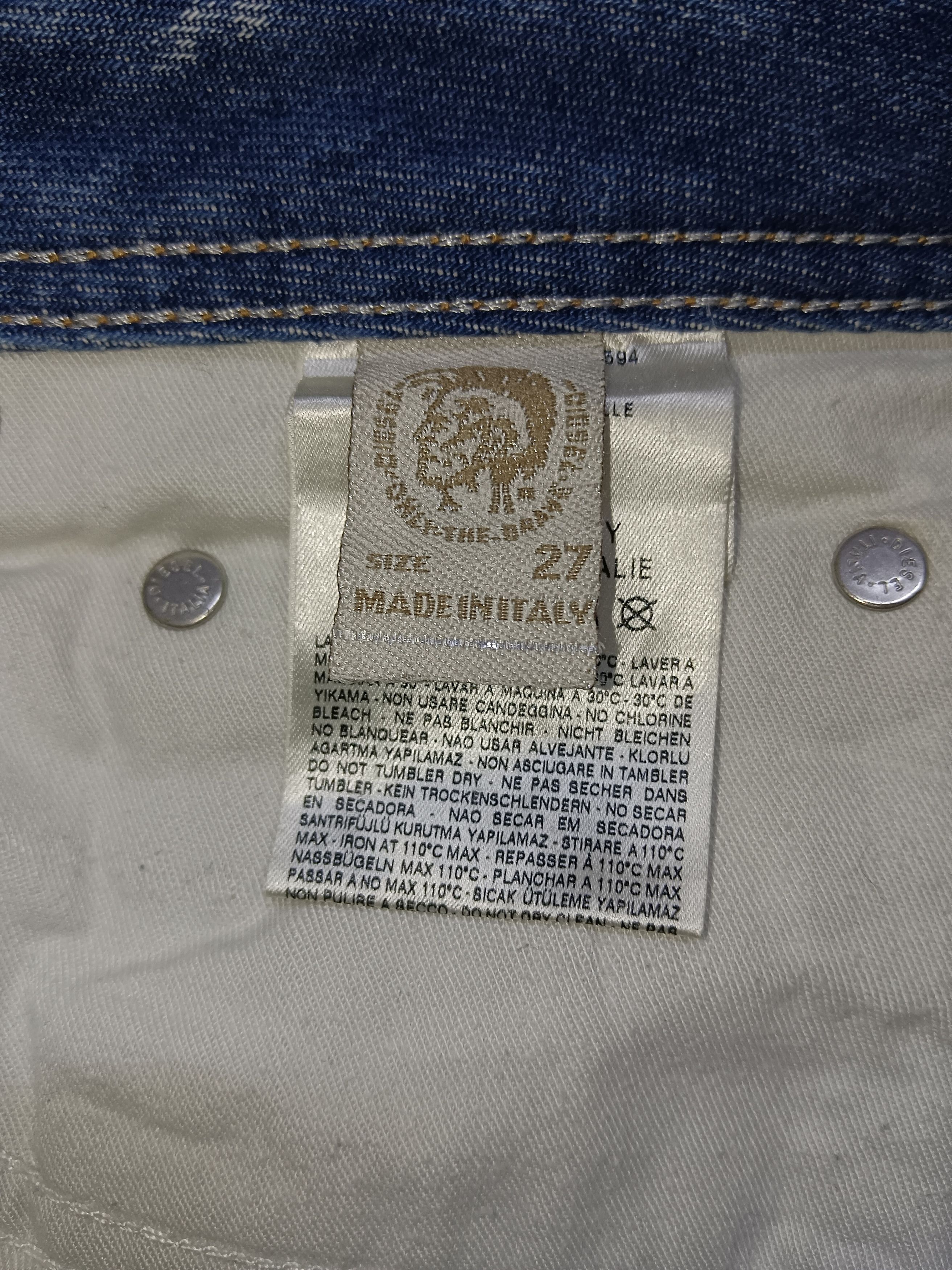 Diesel Diesel💥 Seditionaries Distressed Denim Size US 29 - 13 Thumbnail