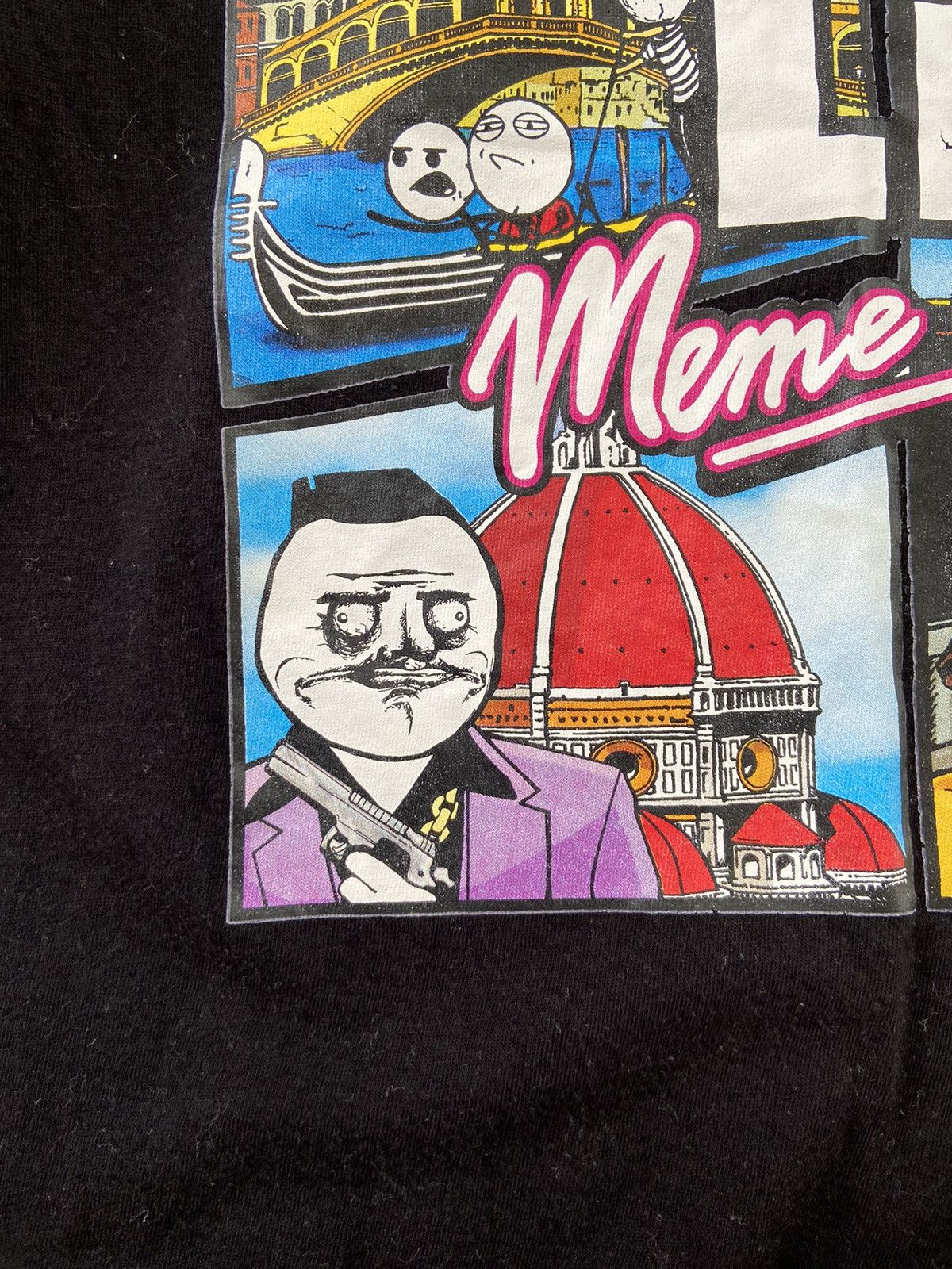 Japanese Brand × Vintage Humor Italia Meme City GTA5 Style Y2K T-shirt Size US L / EU 52-54 / 3 - 7 Thumbnail