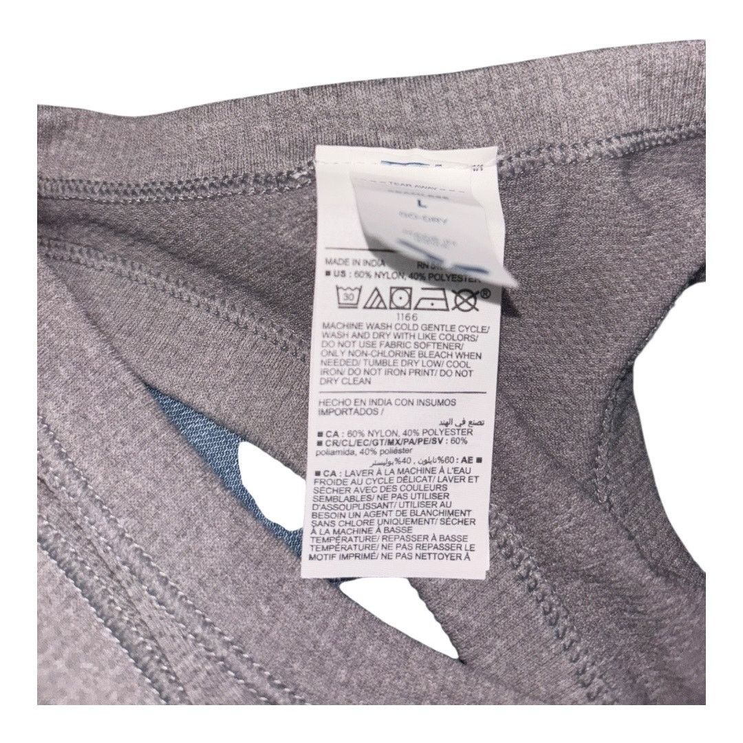 Old Navy Old Navy Active Gray Athletic Razorback Tank Size L Size L / US 10 / IT 46 - 3 Thumbnail