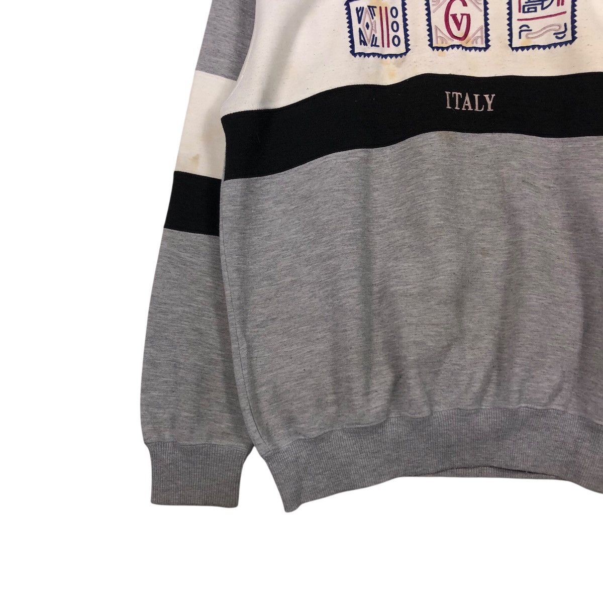 Japanese Brand × Vintage 📌Vintage Sweatshirt Gianni Valentino Italy Big Logo Size US L / EU 52-54 / 3 - 5 Thumbnail