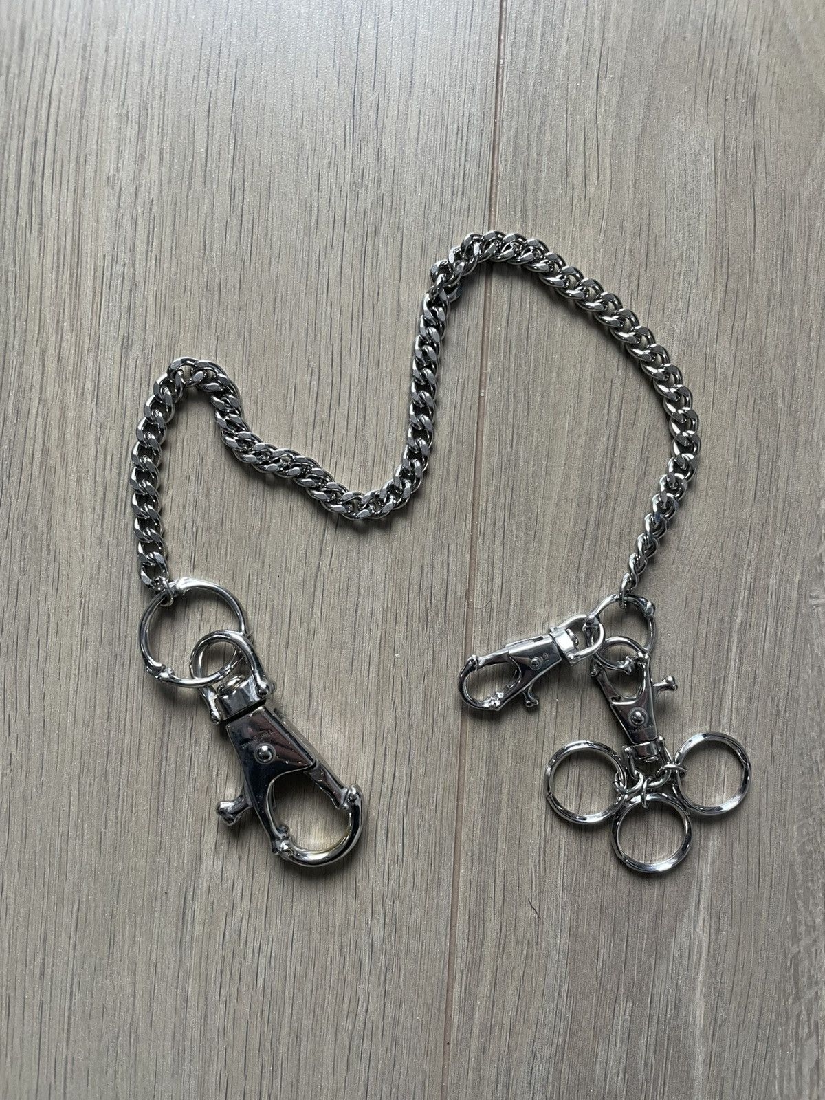 Takahiromiyashita The Soloist. Bone Shaped ring loop chain Size ONE SIZE - 1 Thumbnail