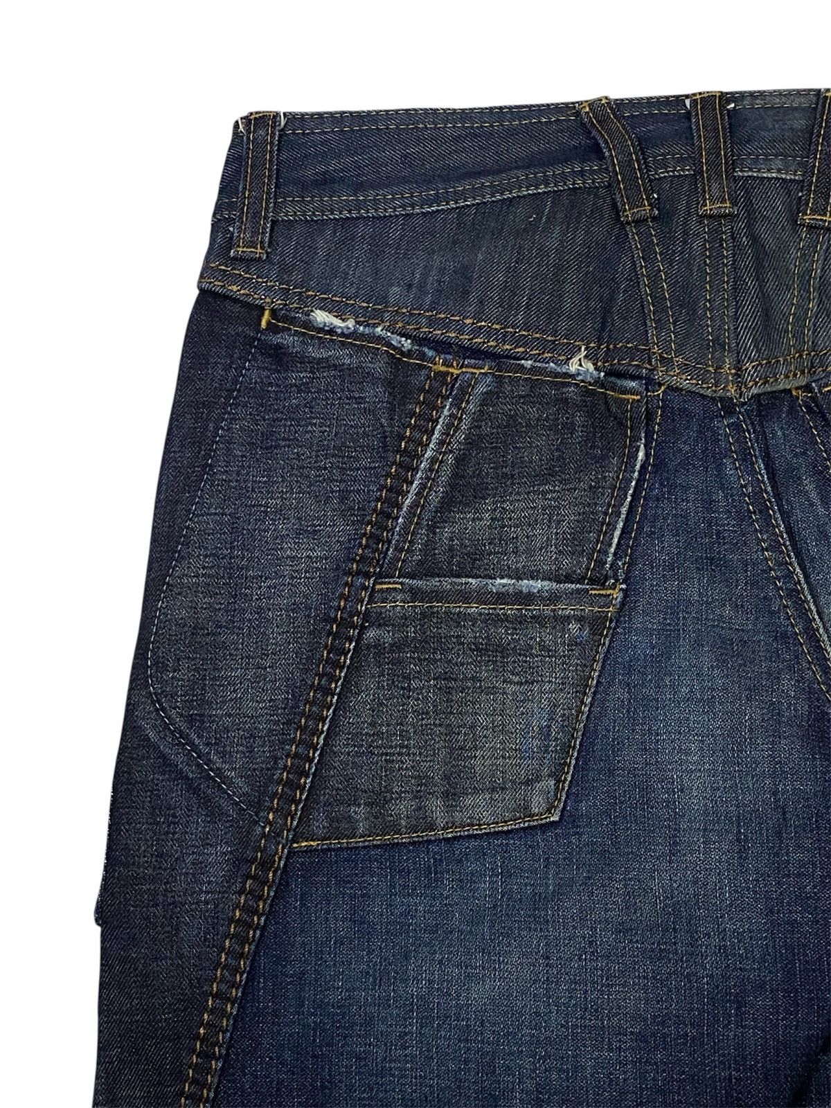 Marithe + Francois Girbaud Marithe Francois Girbaud Spiral Cut Denim Pants Size 28" / US 6 / IT 42 - 14 Thumbnail